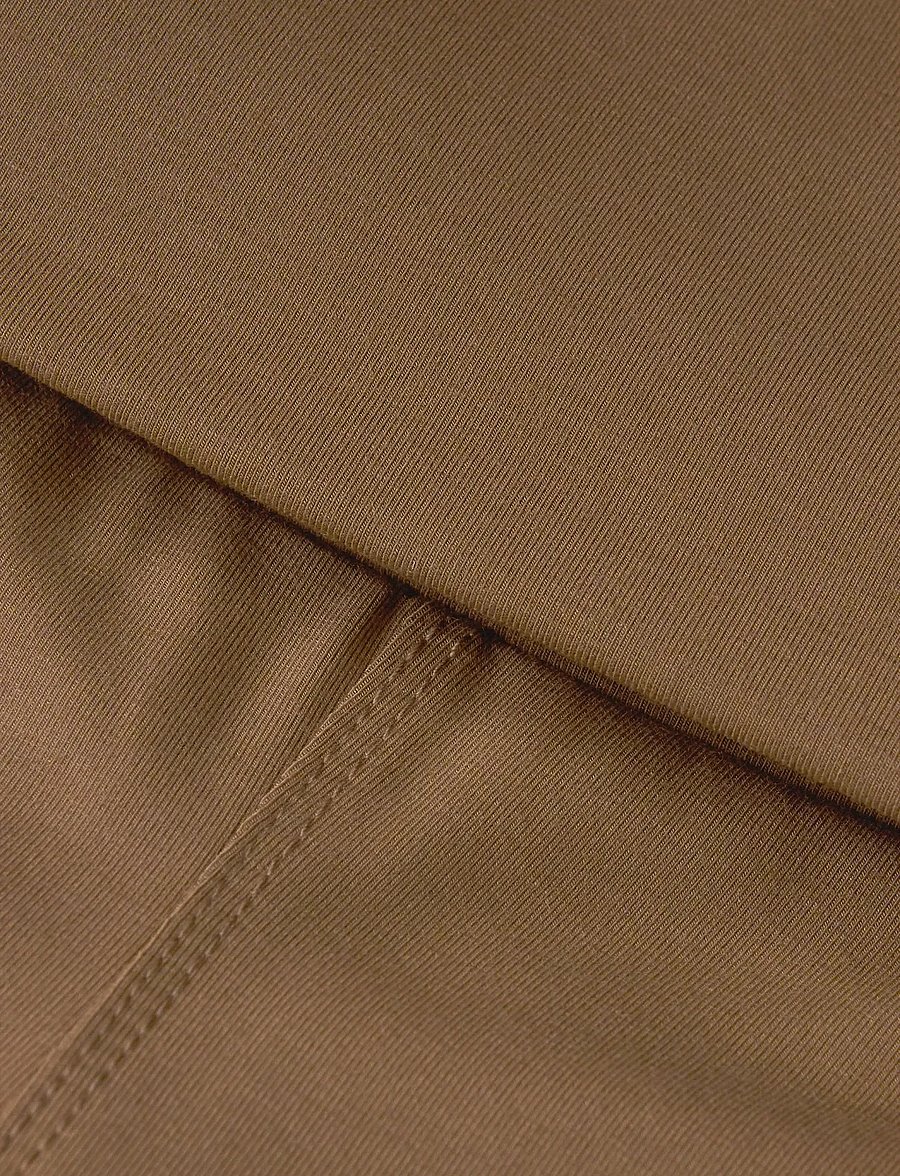 Casall - Sublime Folded Flare Pants - trainingshosen - light khaki - 4
