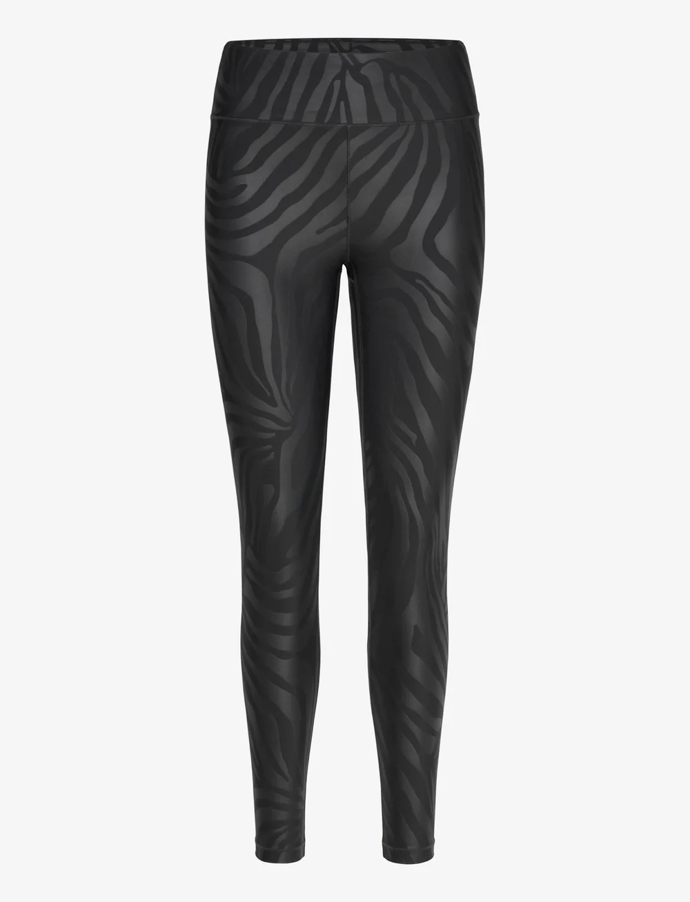 Casall - Heat Printed High Waist Tights - tights - zebra black - 1