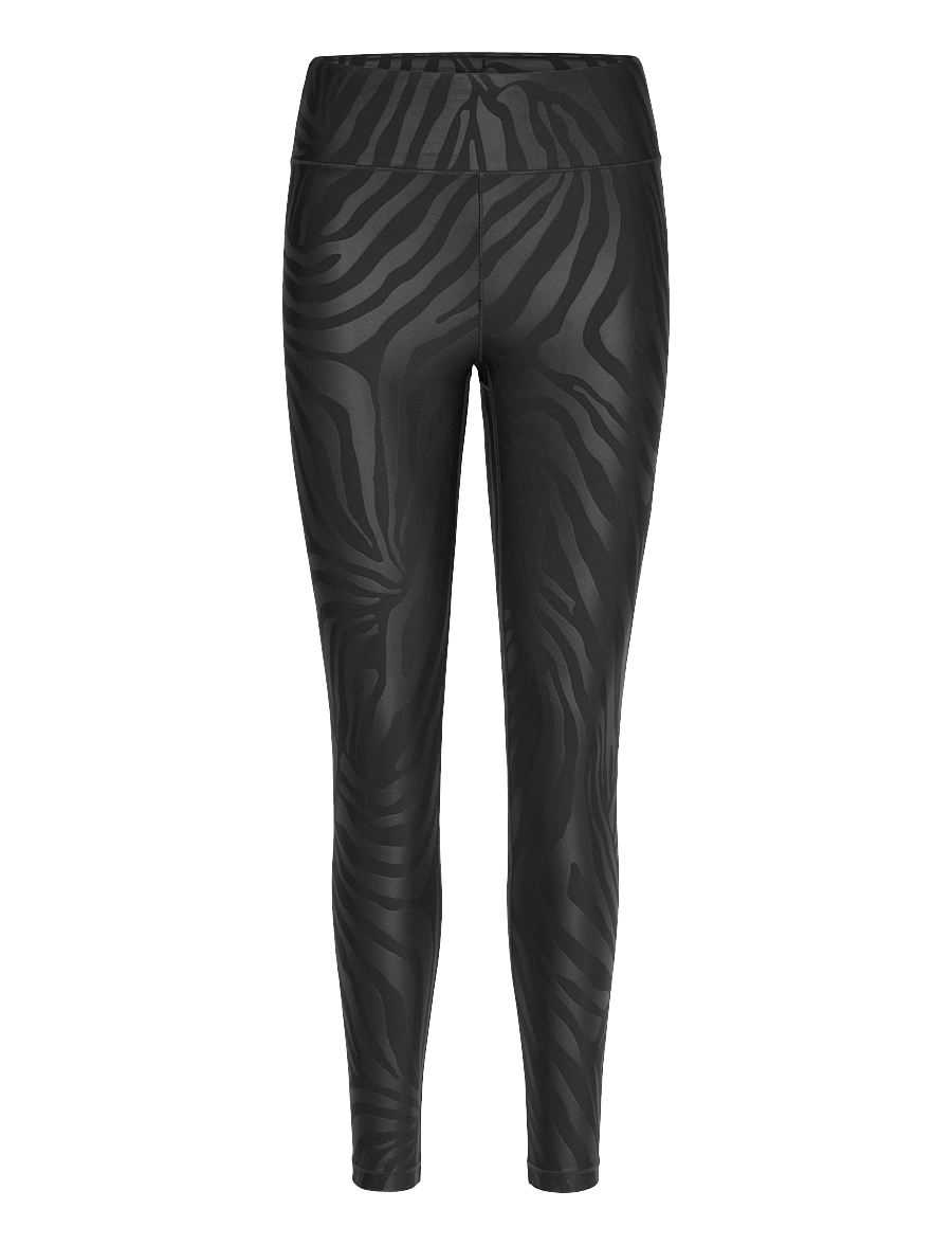 Casall - Heat Printed High Waist Tights - træningstights - zebra black - 1