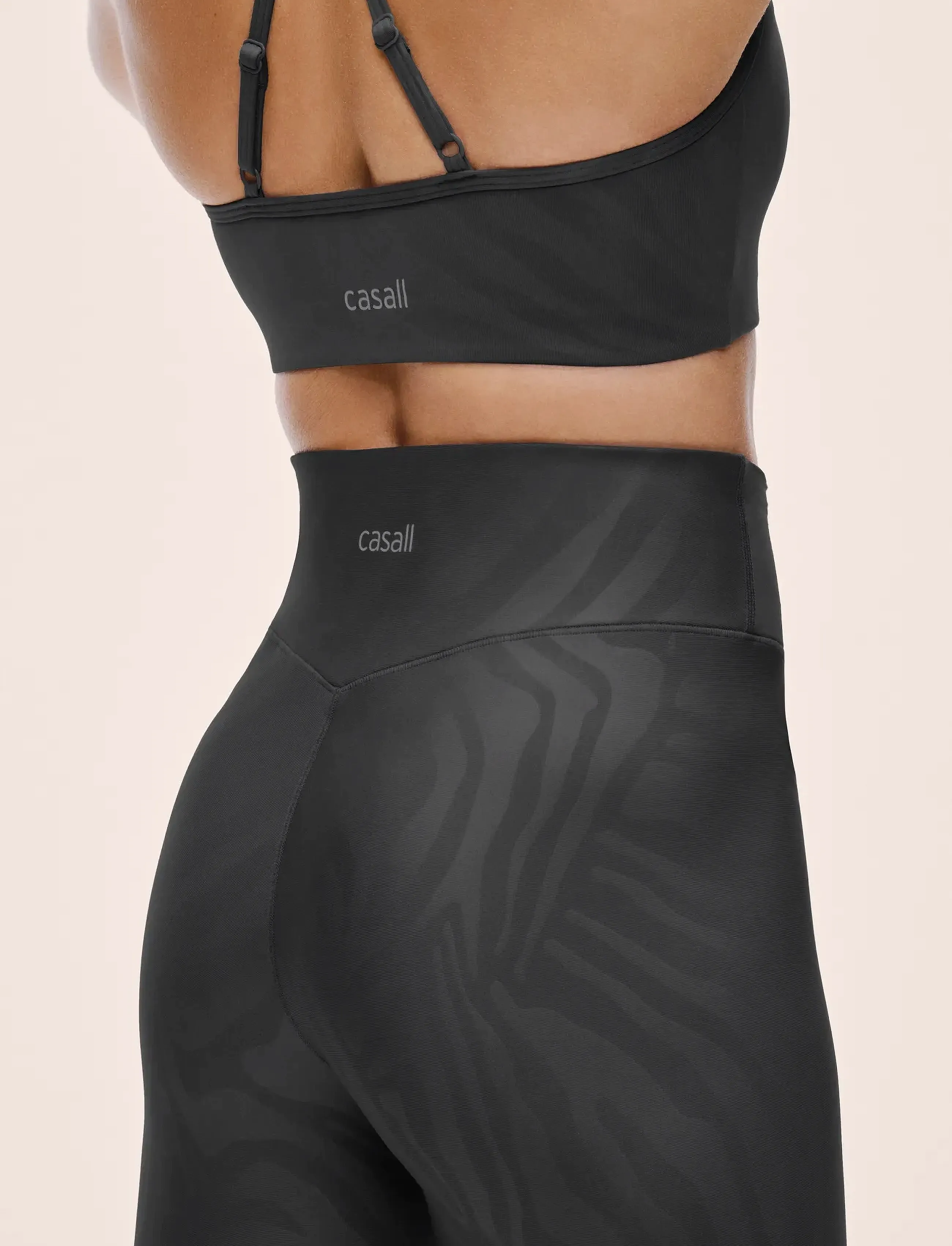 Casall - Heat Printed High Waist Tights - træningstights - zebra black - 4