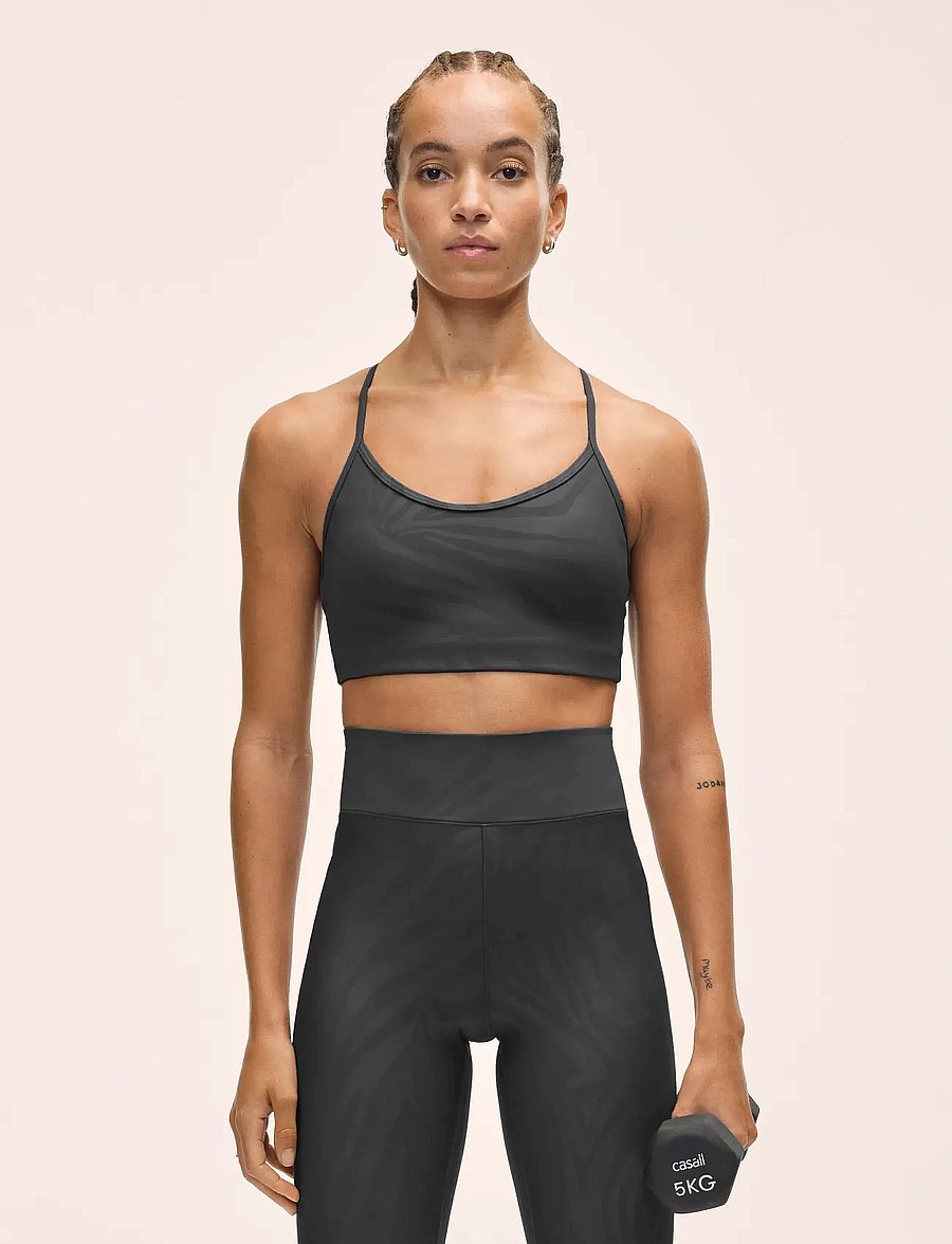 Casall - Heat Printed High Waist Tights - træningstights - zebra black - 5