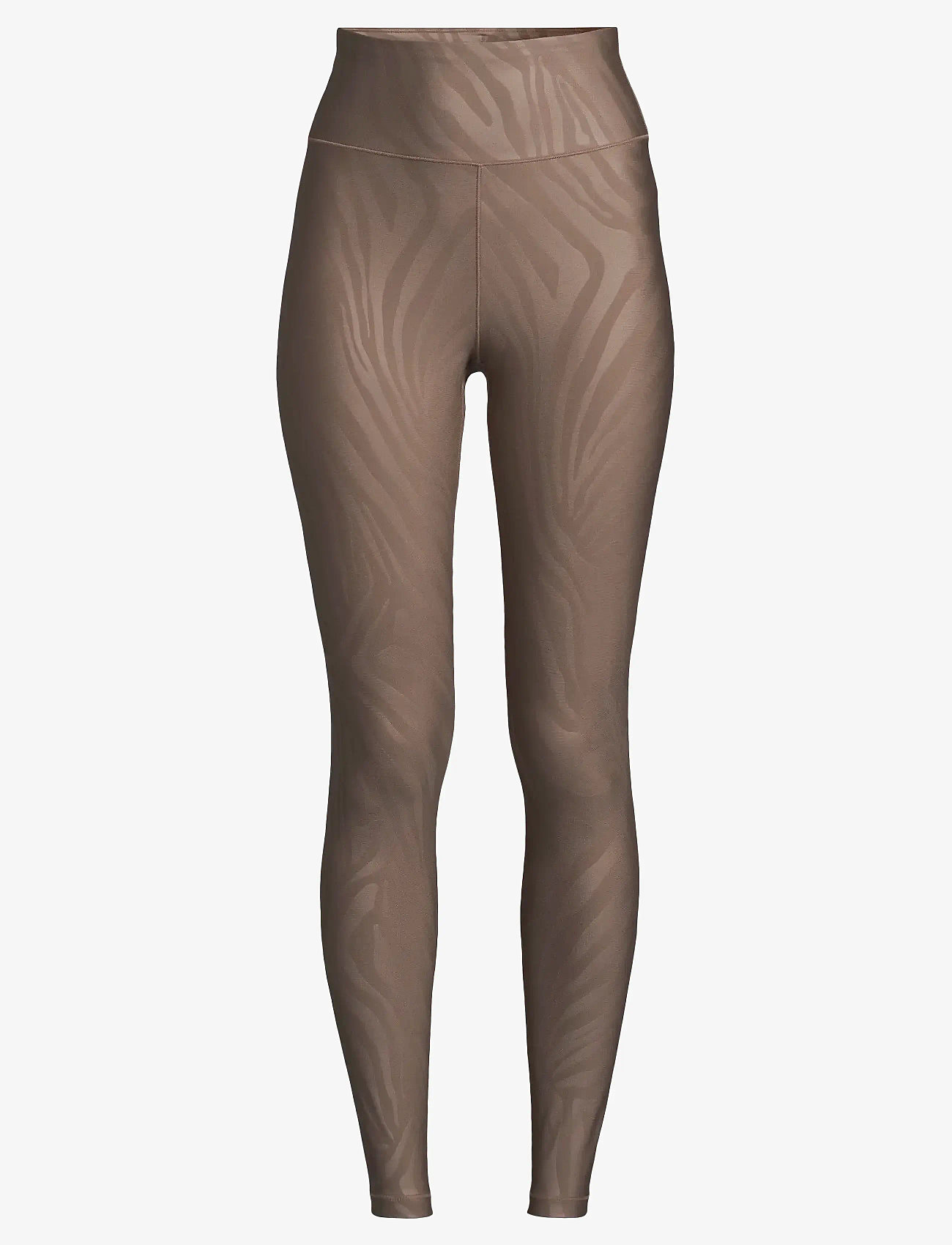 Casall - Heat Printed High Waist Tights - zebra khaki - 1