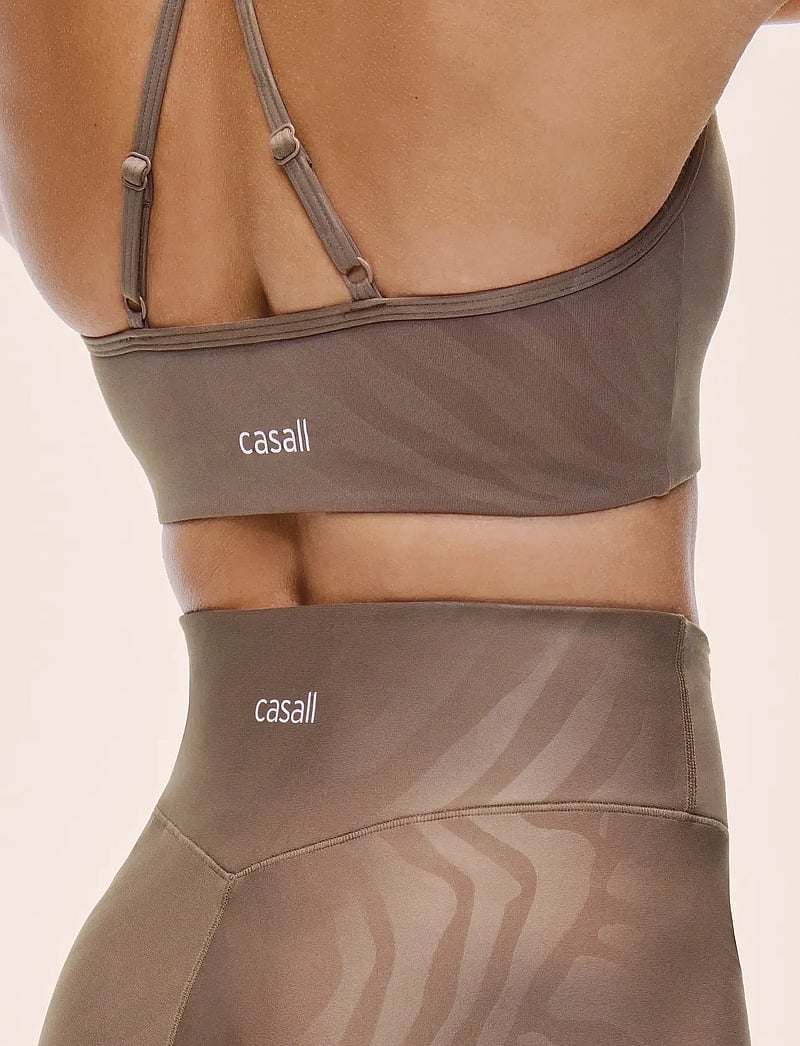 Casall - Heat Printed High Waist Tights - zebra khaki - 3