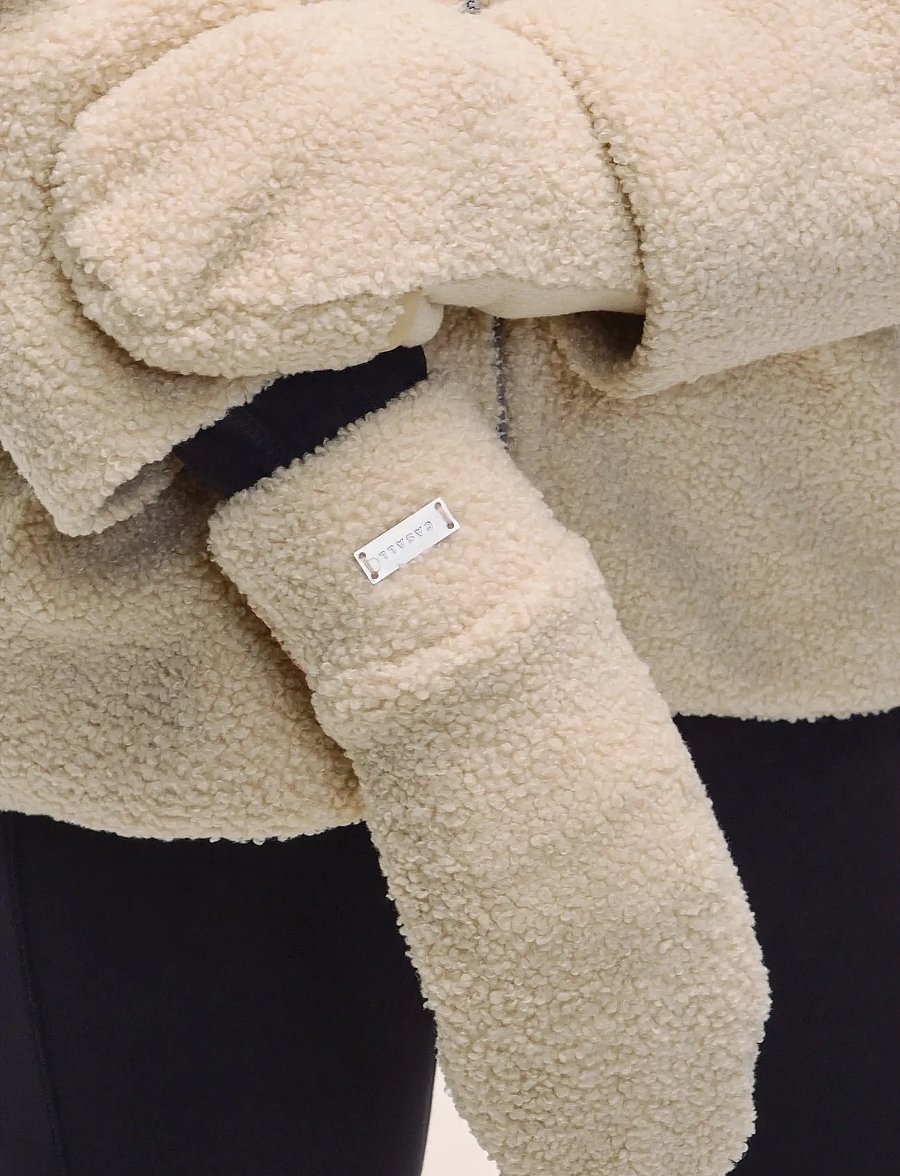 Casall - Sherpa Mittens - fäustlinge - ecru - 0