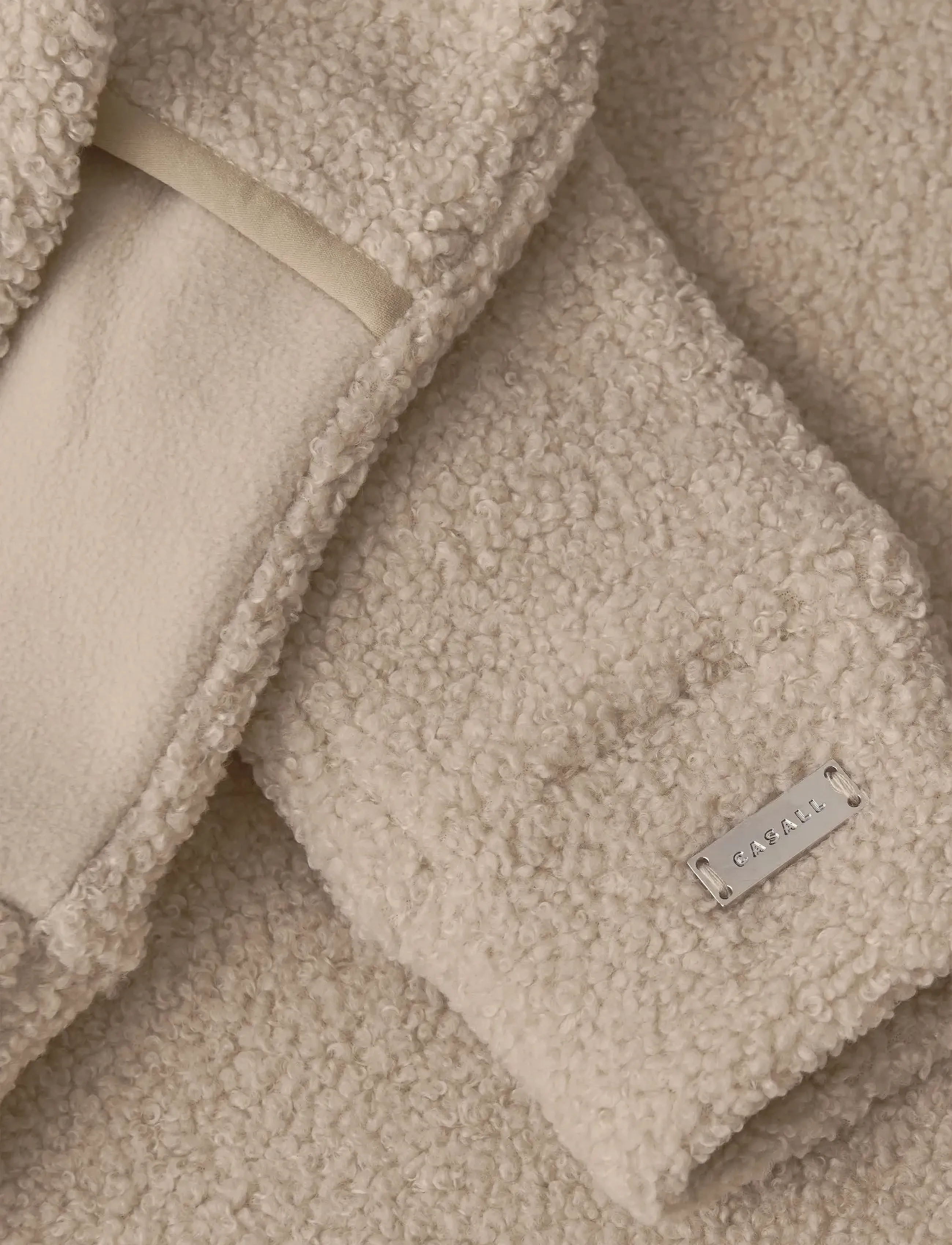 Casall - Sherpa Mittens - luffer - ecru - 2
