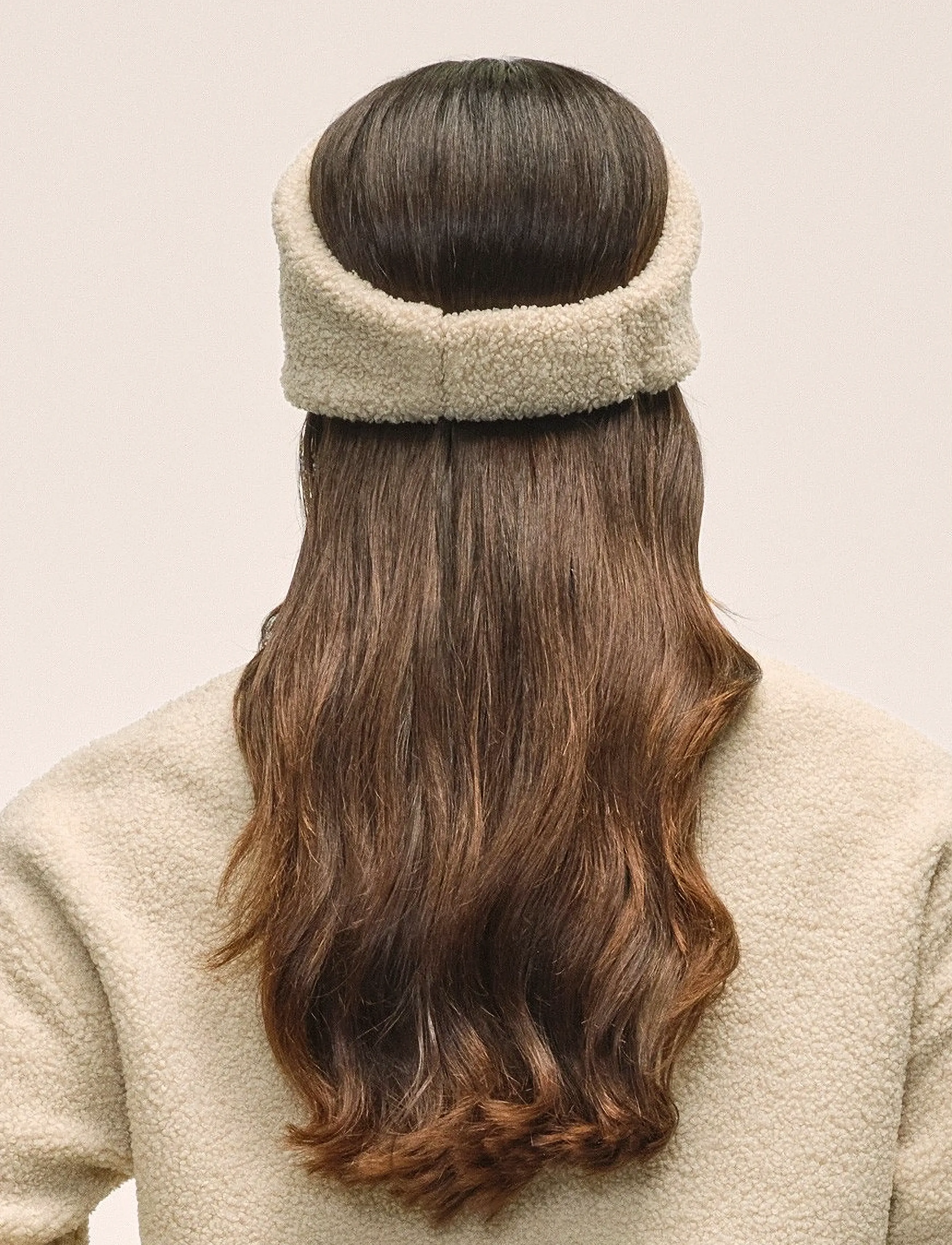 Casall - Sherpa Headband - hårbånd - ecru - 3