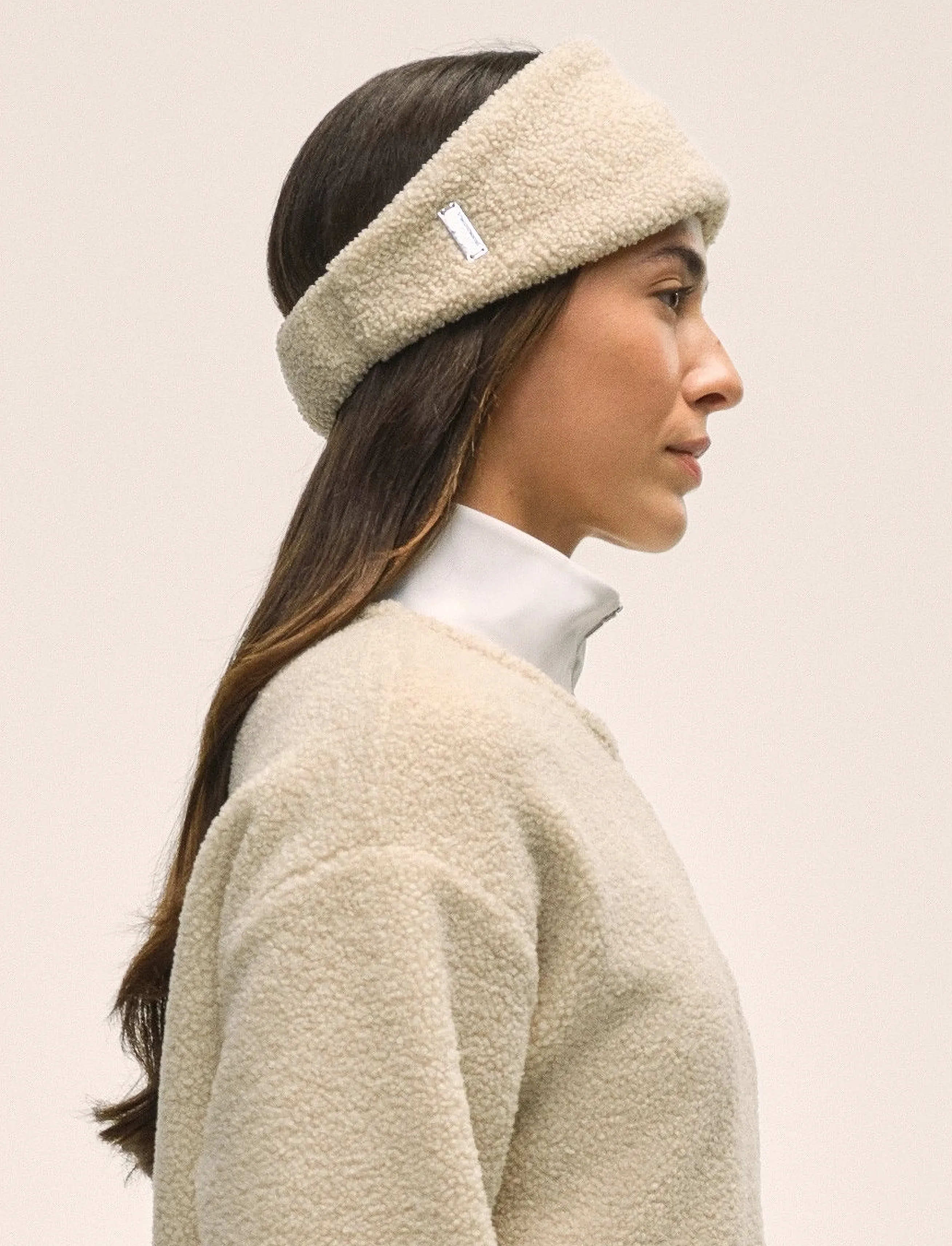 Casall - Sherpa Headband - hårbånd - ecru - 5