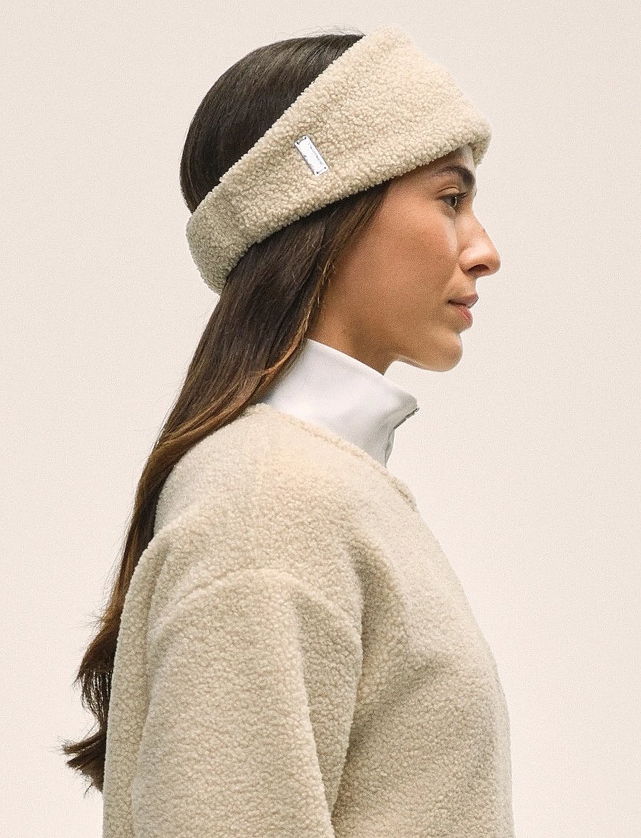 Casall - Sherpa Headband - stirnbänder - ecru - 5