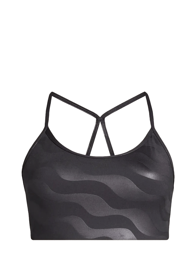 Casall - Sleek Strappy Sports Bra Printed - sport-bhs - black geo - 1