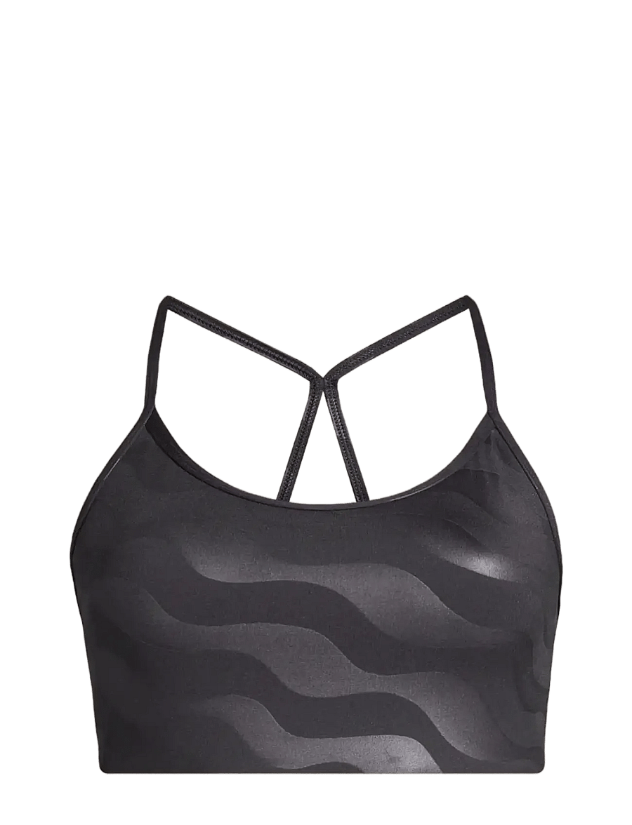 Casall - Sleek Strappy Sports Bra Printed - sports-bh'er - black geo - 1