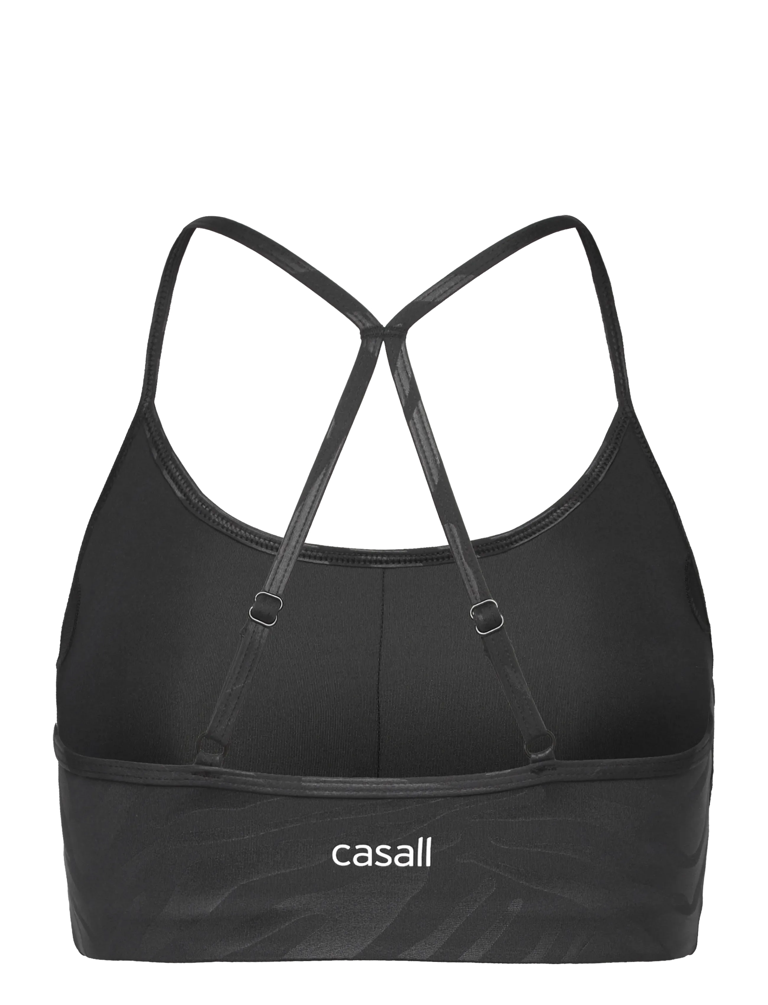 Casall - Sleek Strappy Sports Bra Printed - sports bras - zebra black - 2