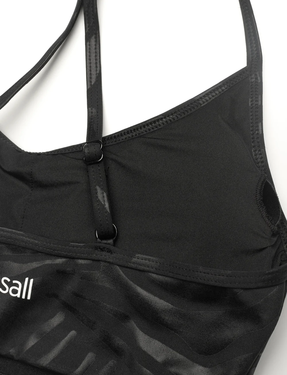 Casall - Sleek Strappy Sports Bra Printed - sport bh:ar - zebra black - 5