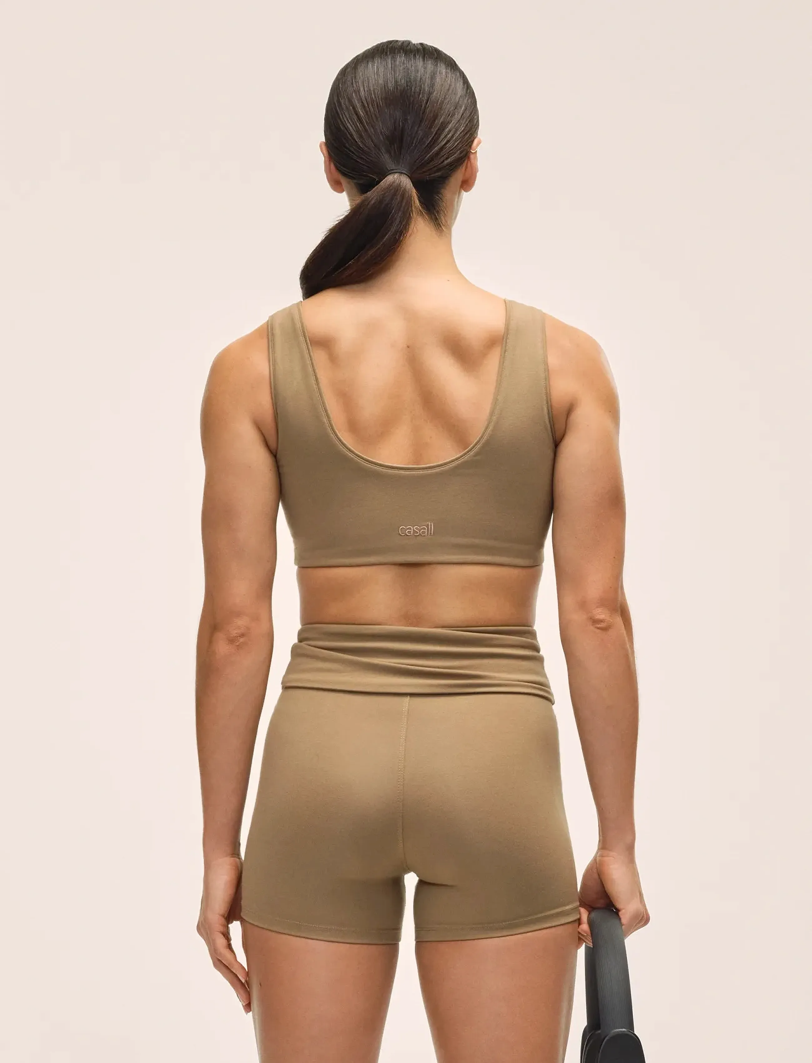 Casall - Sublime Fling Bralette - sport - light khaki - 3