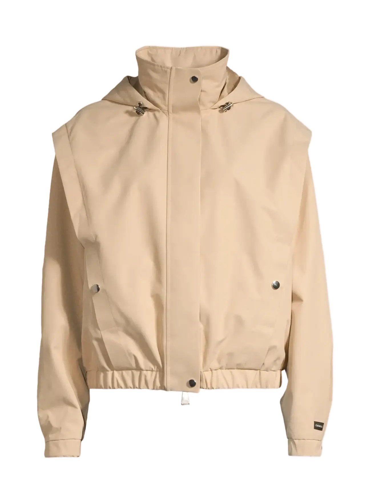 CASALL Scandi Bomber Regen Jacke Beige - M - Damen