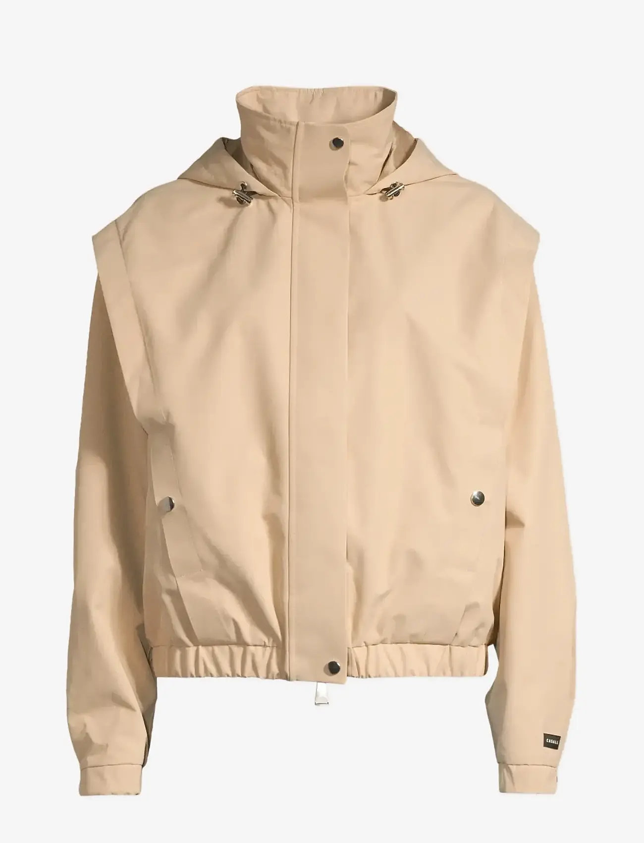Casall - Scandi Bomber Rain Jacket - ytterkläder - sand beige - 1
