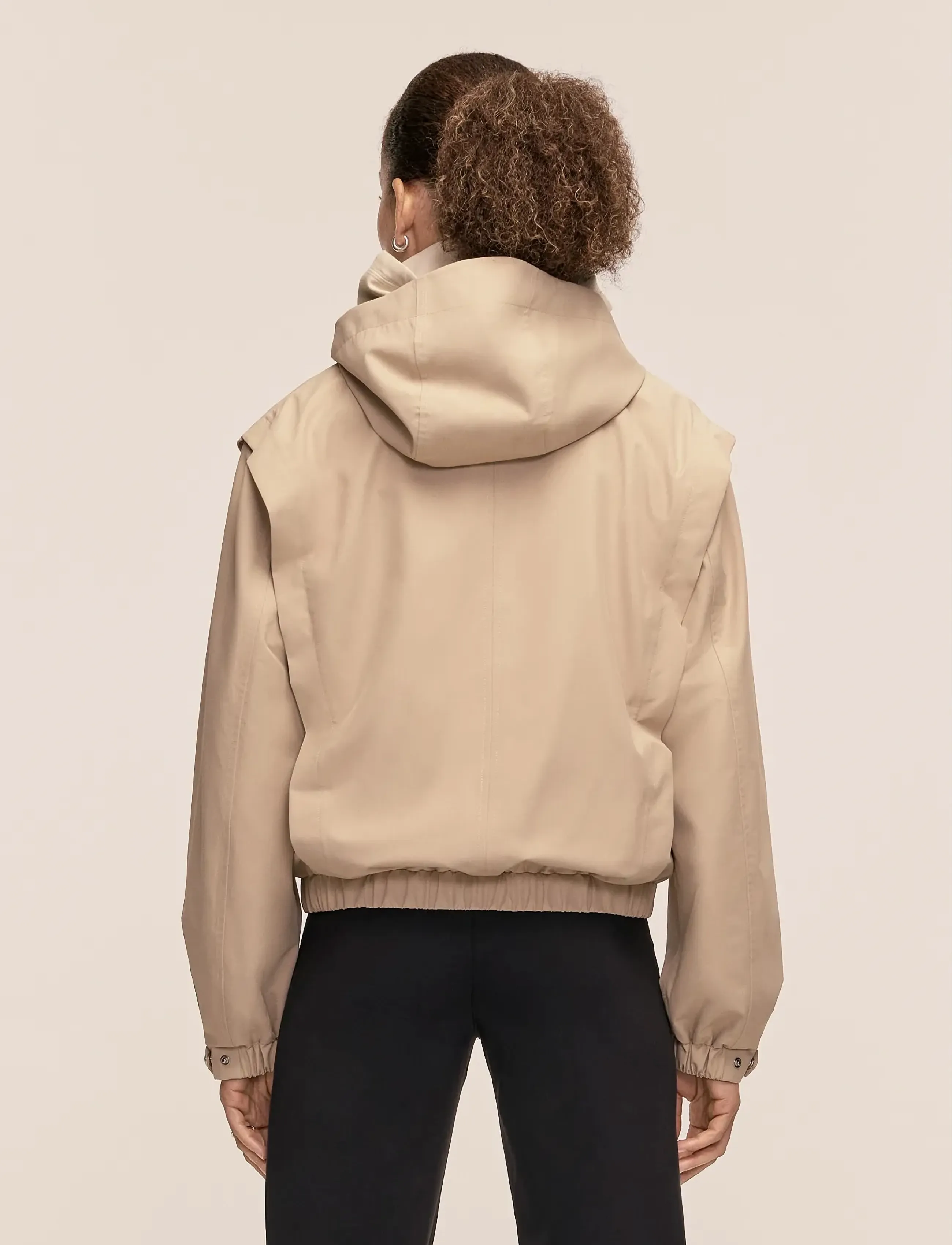 Casall - Scandi Bomber Rain Jacket - outdoor - sand beige - 2