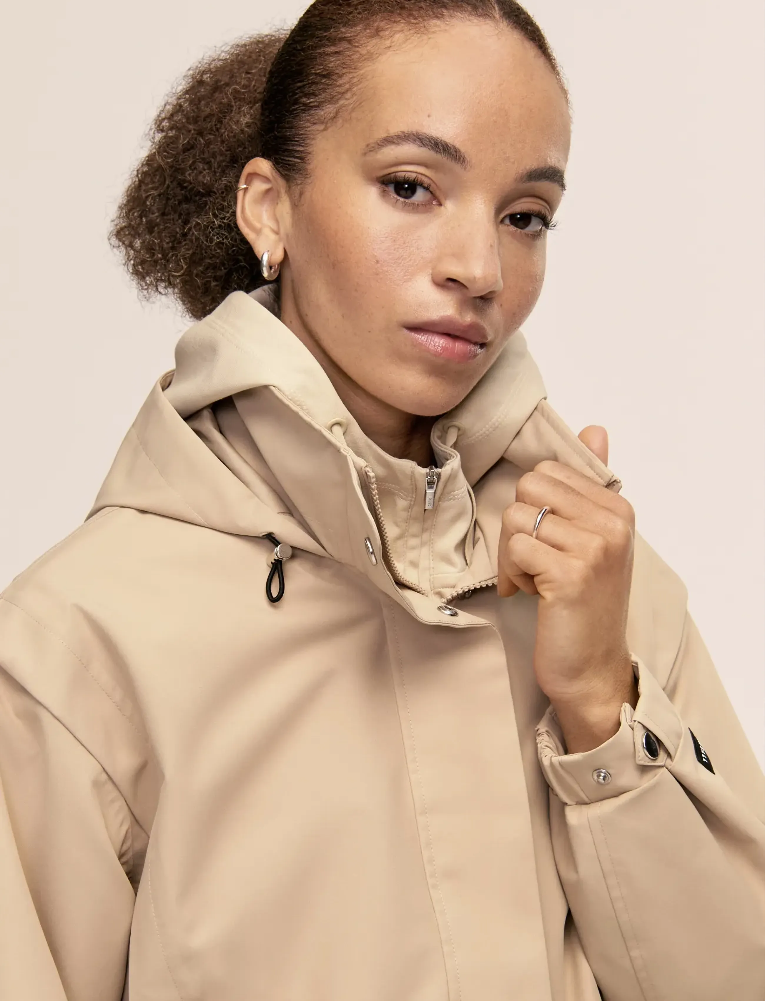 Casall - Scandi Bomber Rain Jacket - outdoor - sand beige - 4