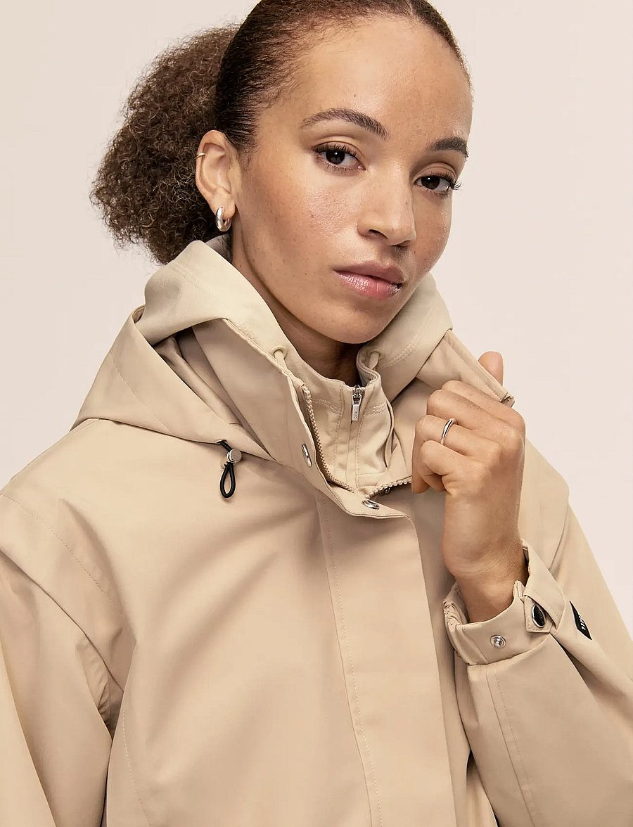 Casall - Scandi Bomber Rain Jacket - vêtements d'extérieur - sand beige - 4