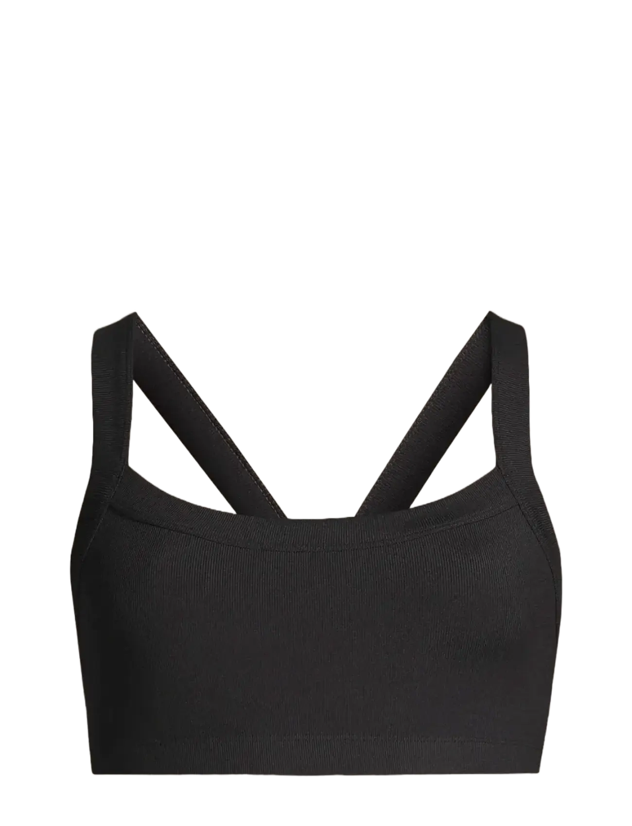 Casall Defined Rib Sport Top - Casall - BLACK / black