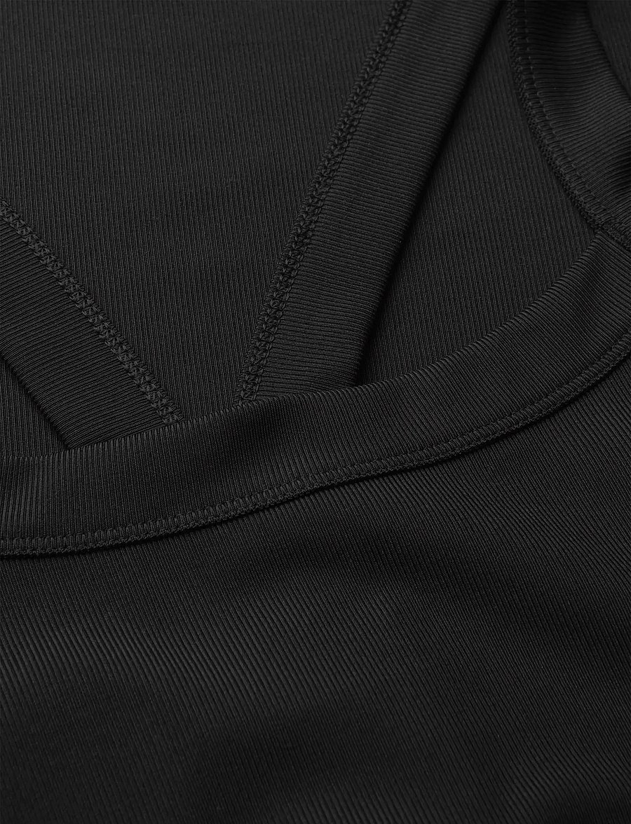 Casall - Defined Rib Sport Top - Æfingabuxur - black - 3