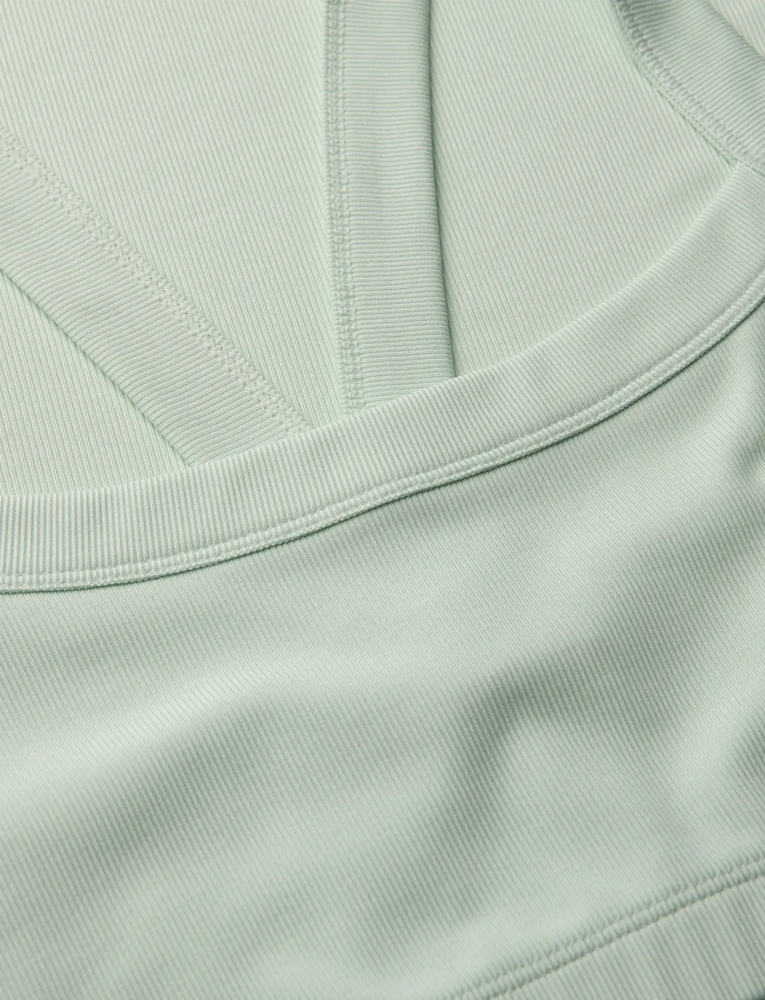Casall - Defined Rib Sport Top - treeningretuusid - misty green - 3