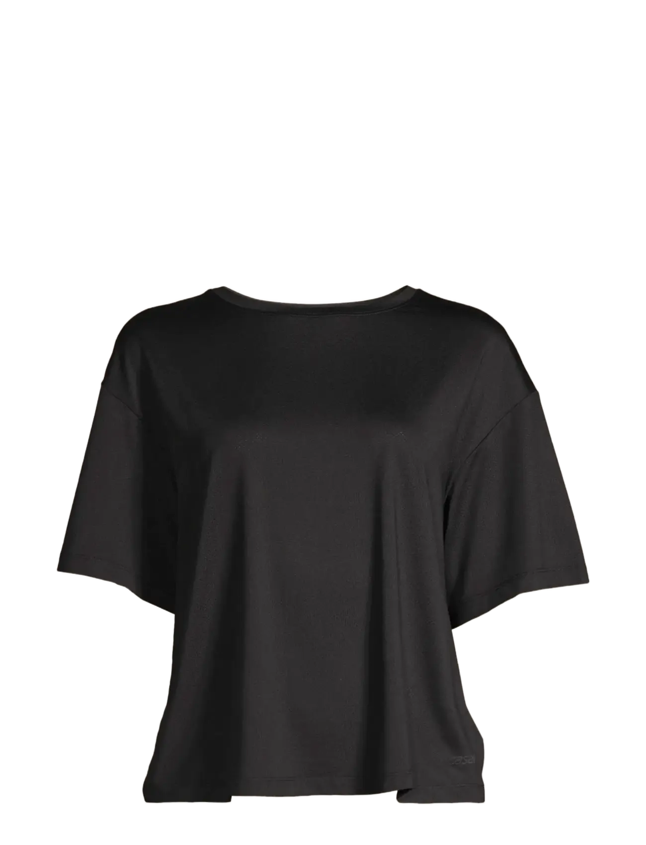 Laser Mesh Tee - BLACK