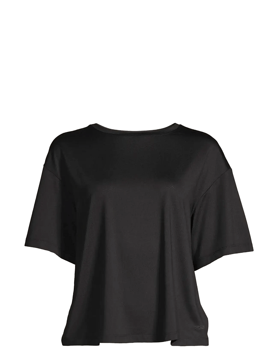 Casall - Laser Mesh Tee - t-särgid - black - 1
