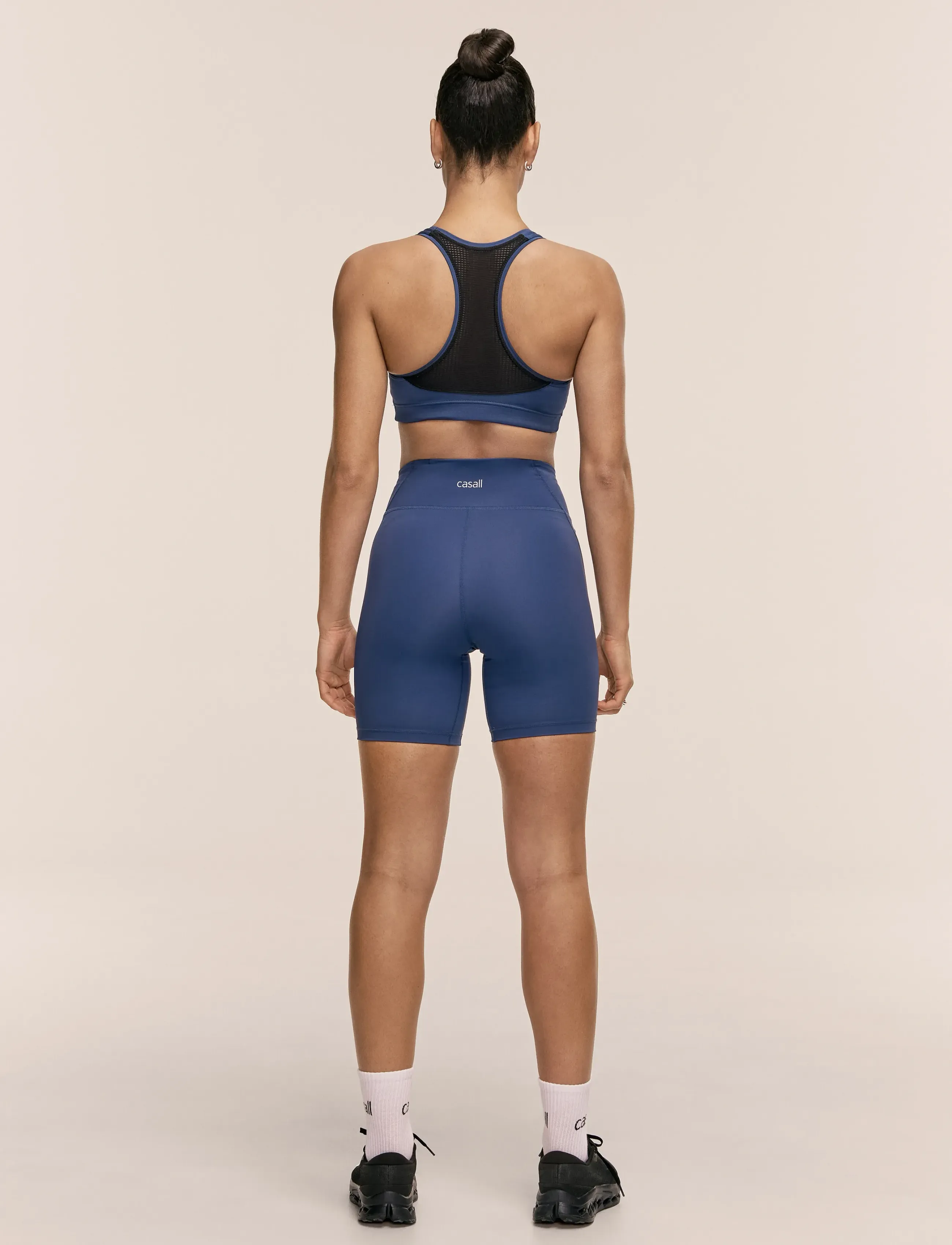 Casall - Performance Running Bikers - 1/2 länge - blue shadow - 2