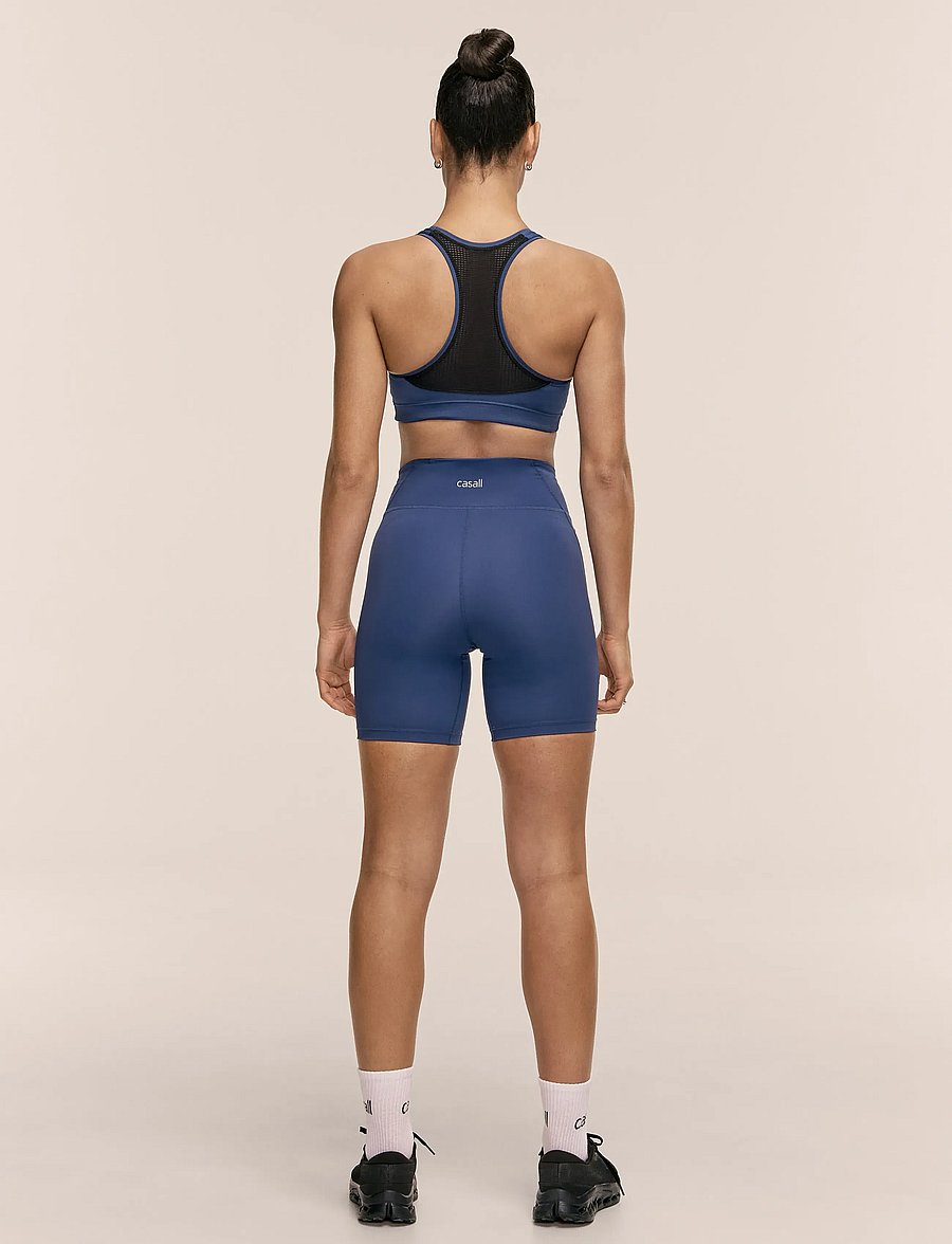 Casall - Performance Running Bikers - 1/2 länge - blue shadow - 2