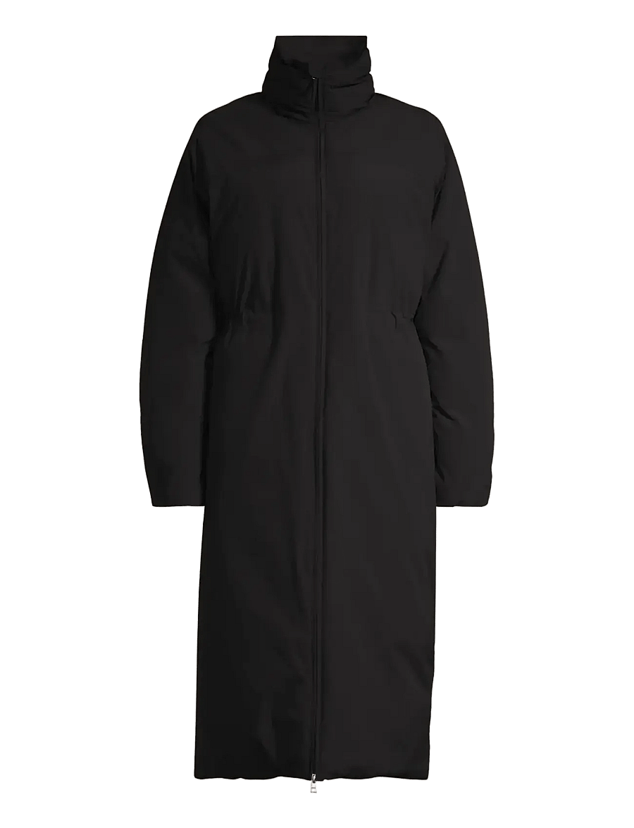 Casall - Haven Padded Zip Coat - down jackets - black - 1