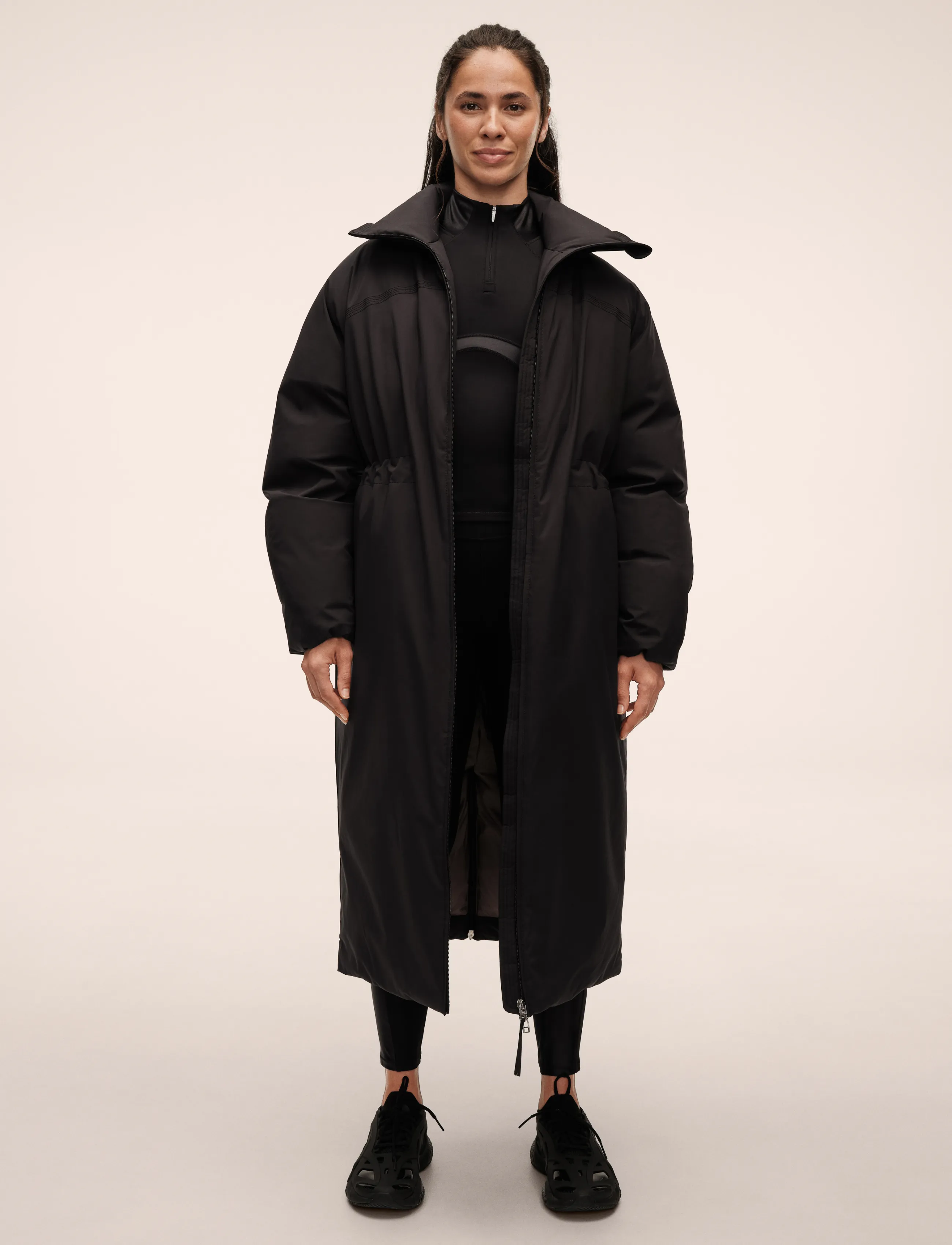 Casall Haven Padded Zip Coat - Jackets & Coats - BLACK / black