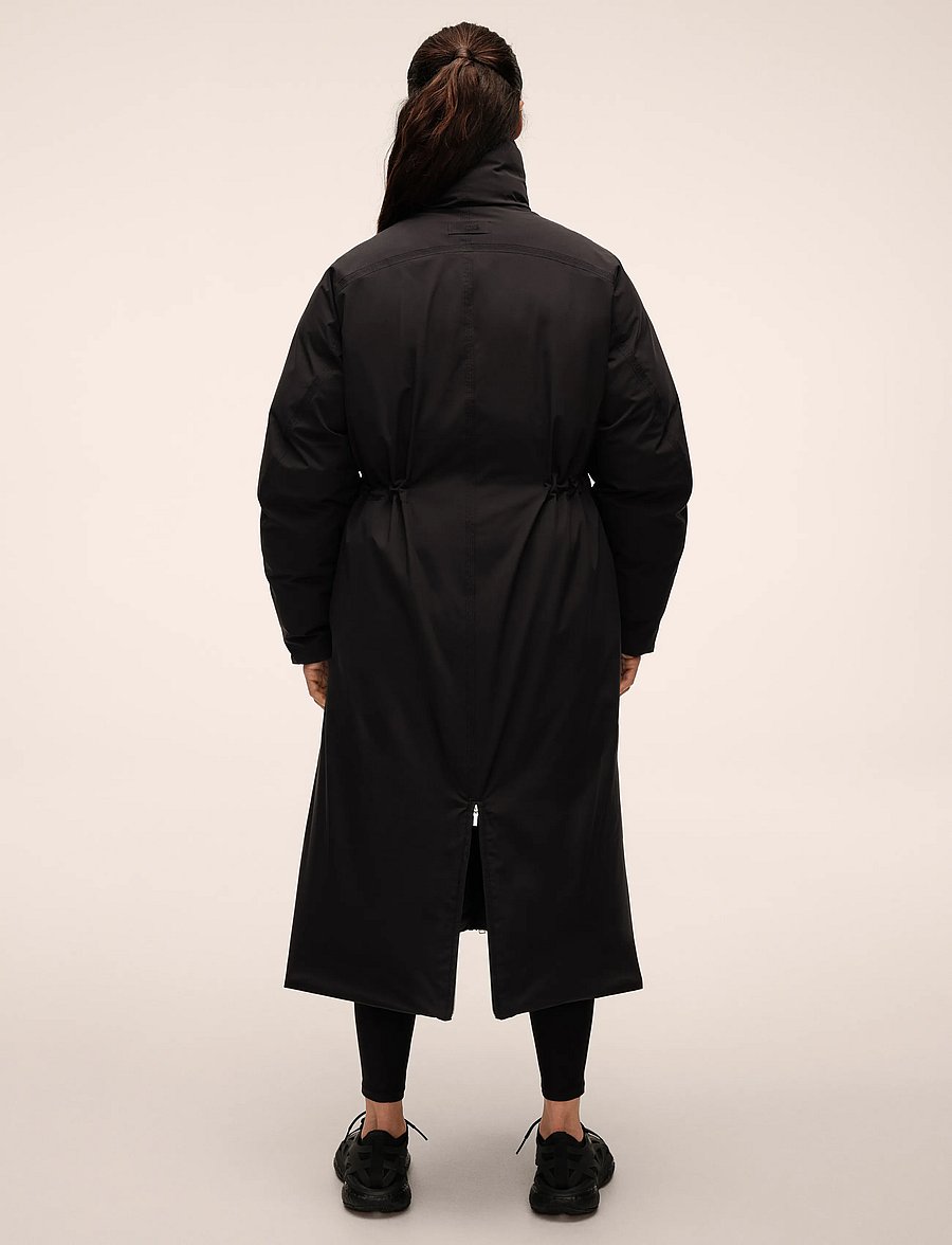 Casall - Haven Padded Zip Coat - down jackets - black - 2