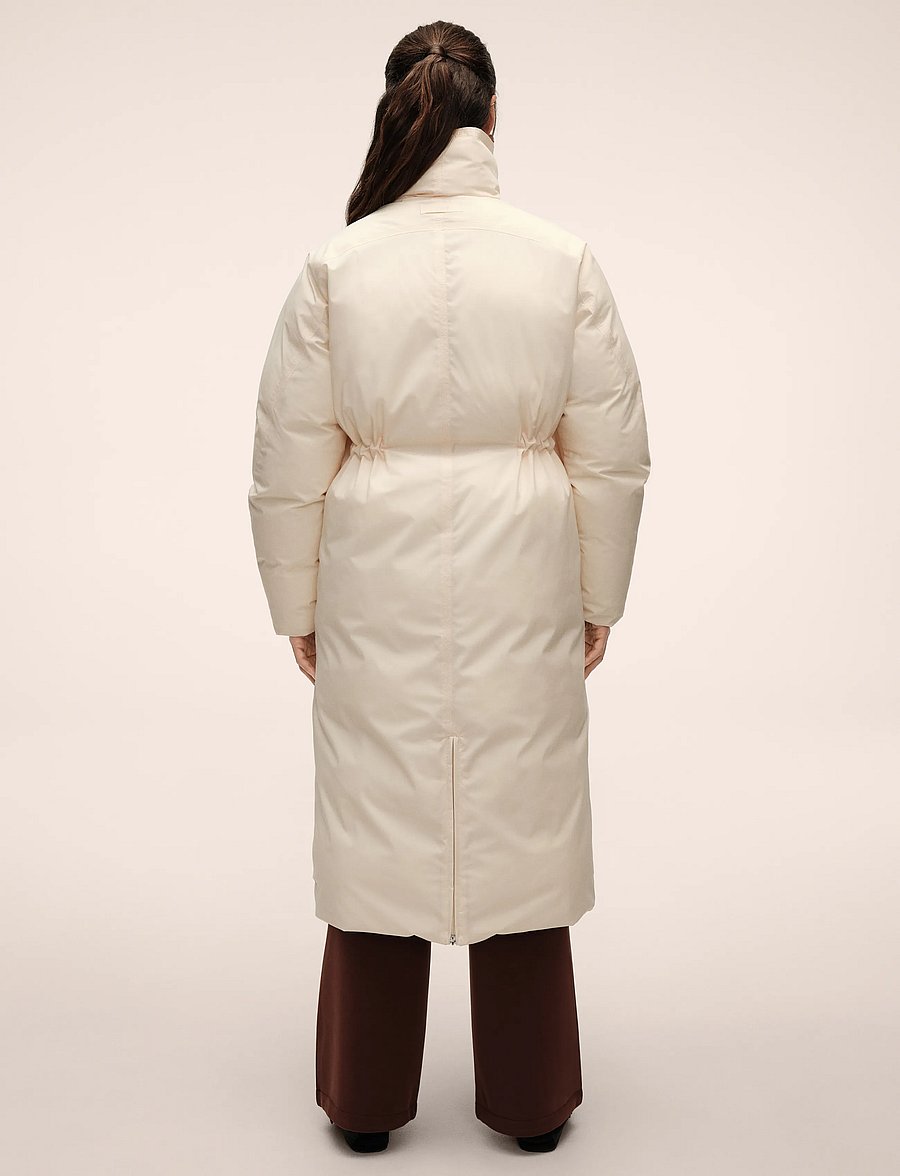Casall - Haven Padded Zip Coat - dunjakker - cream - 3