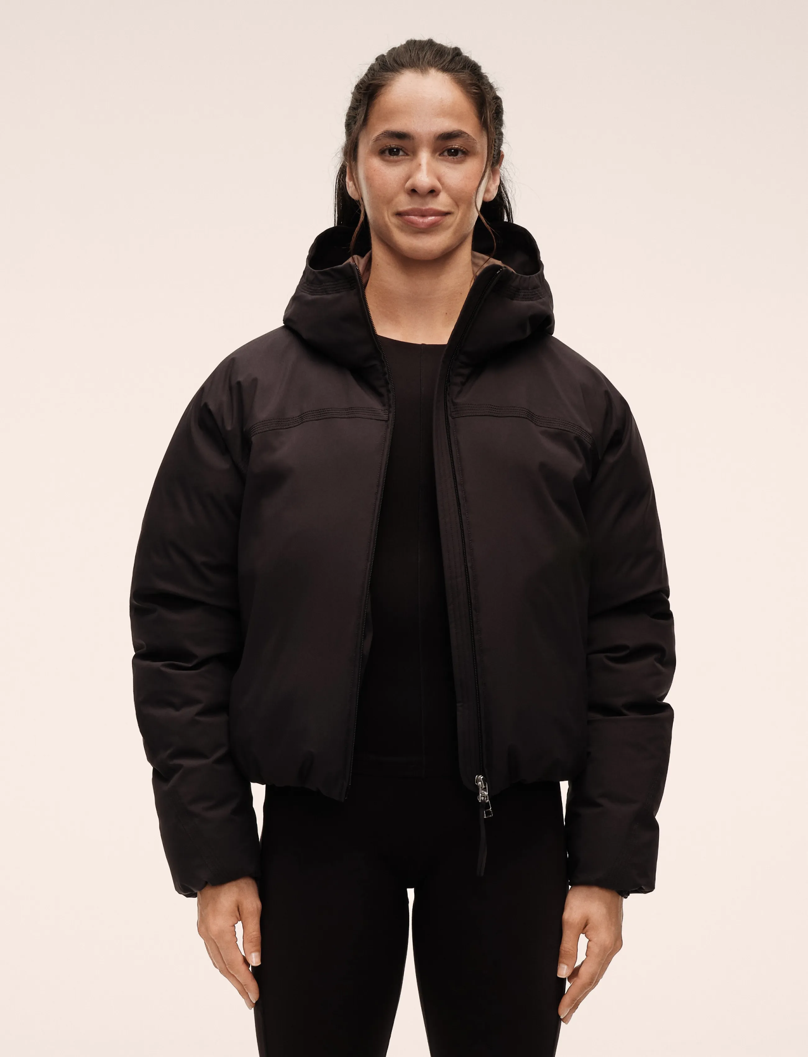 Casall Haven Padded Short Jacket - Jackets & Coats - BLACK / black
