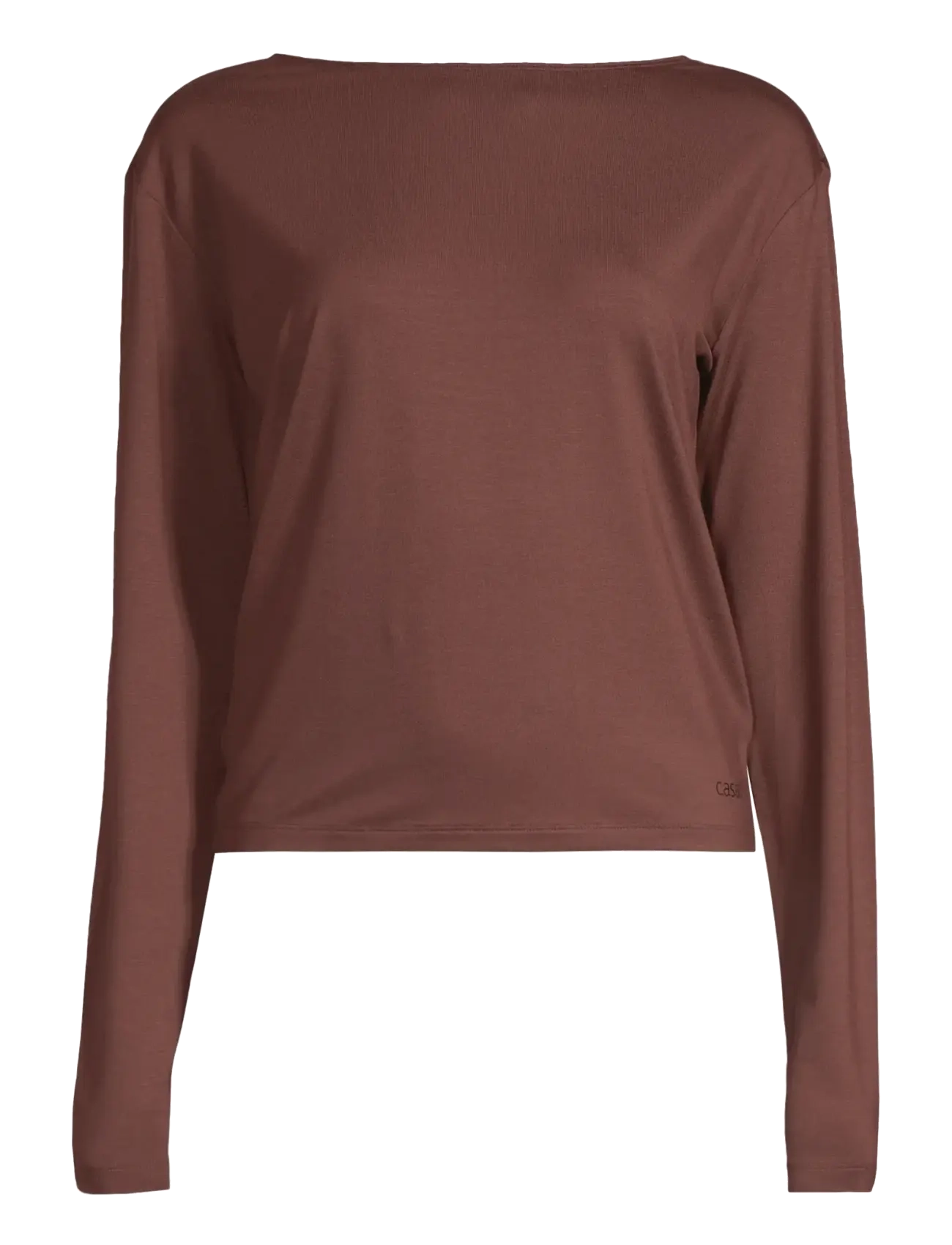 Casall Delight Drapey Long Sleeve, XL, Sports Oberteile & T-shirts, Braun - Sport Sleeve Oberteile, Frauen