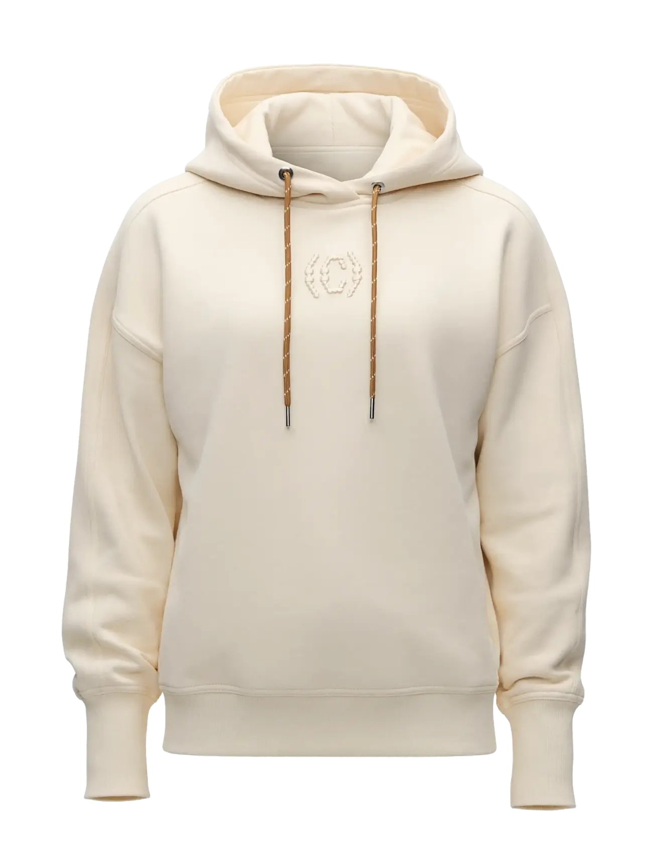 Casall Terry Relaxed Hoodie, L, Cream, Sport Sweatshirts & Hoodies > Sport Hoodies, Dame