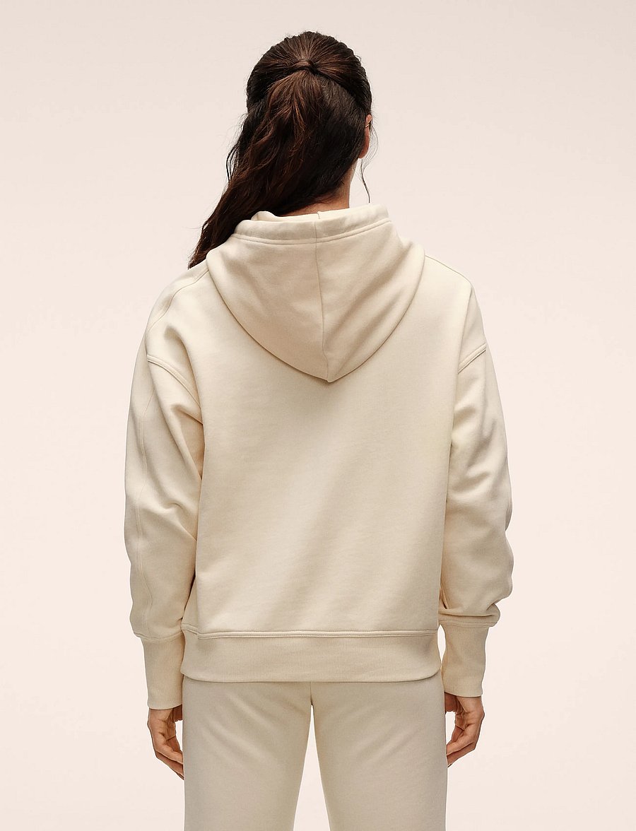 Casall - Terry Relaxed Hoodie - hættetrøjer - cream - 2