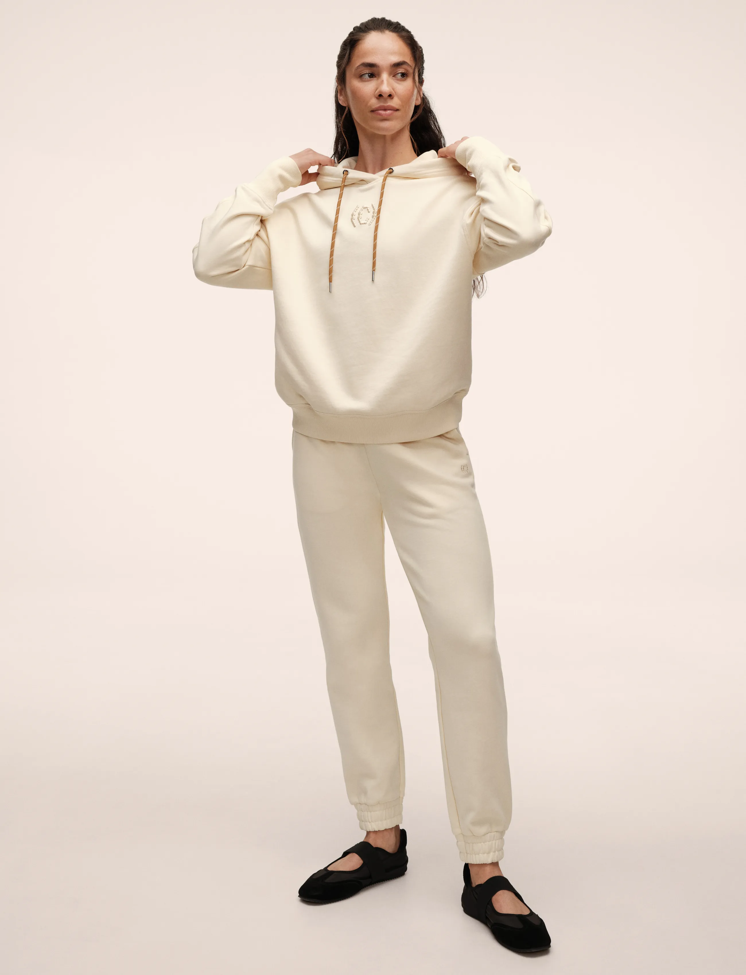 Casall - Terry Relaxed Hoodie - herbstersparnisse - cream - 3