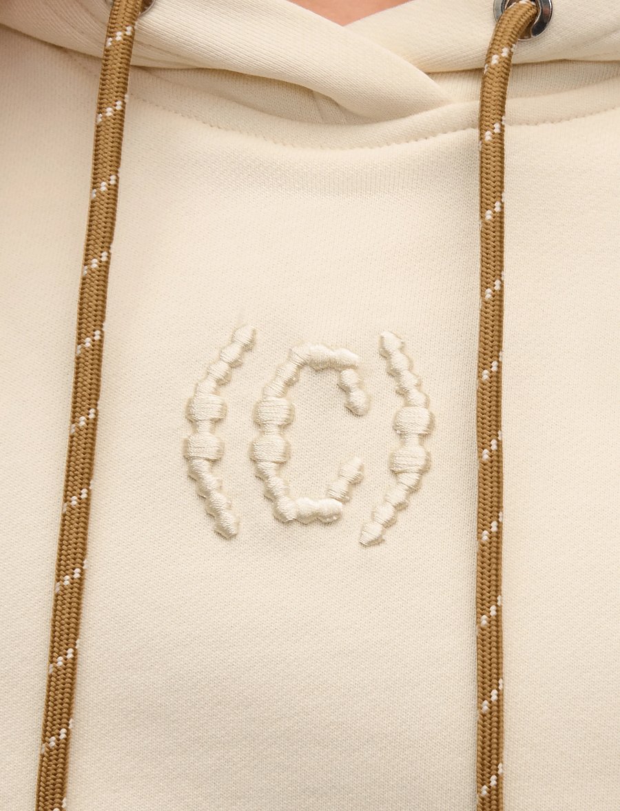 Casall - Terry Relaxed Hoodie - hættetrøjer - cream - 5