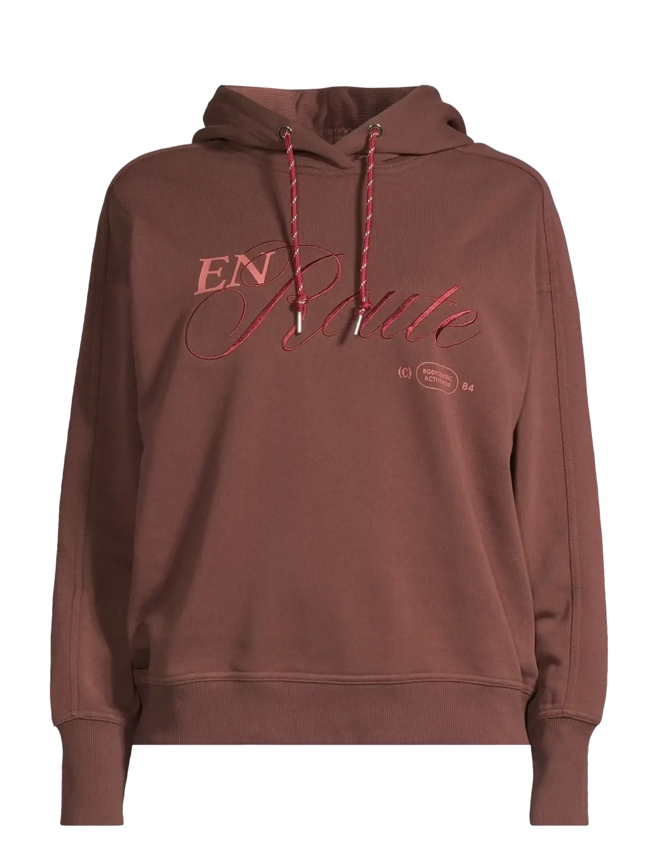Casall Terry Relaxed Hoodie - Dressipluusid ja pusad - DARK BROWN / brown