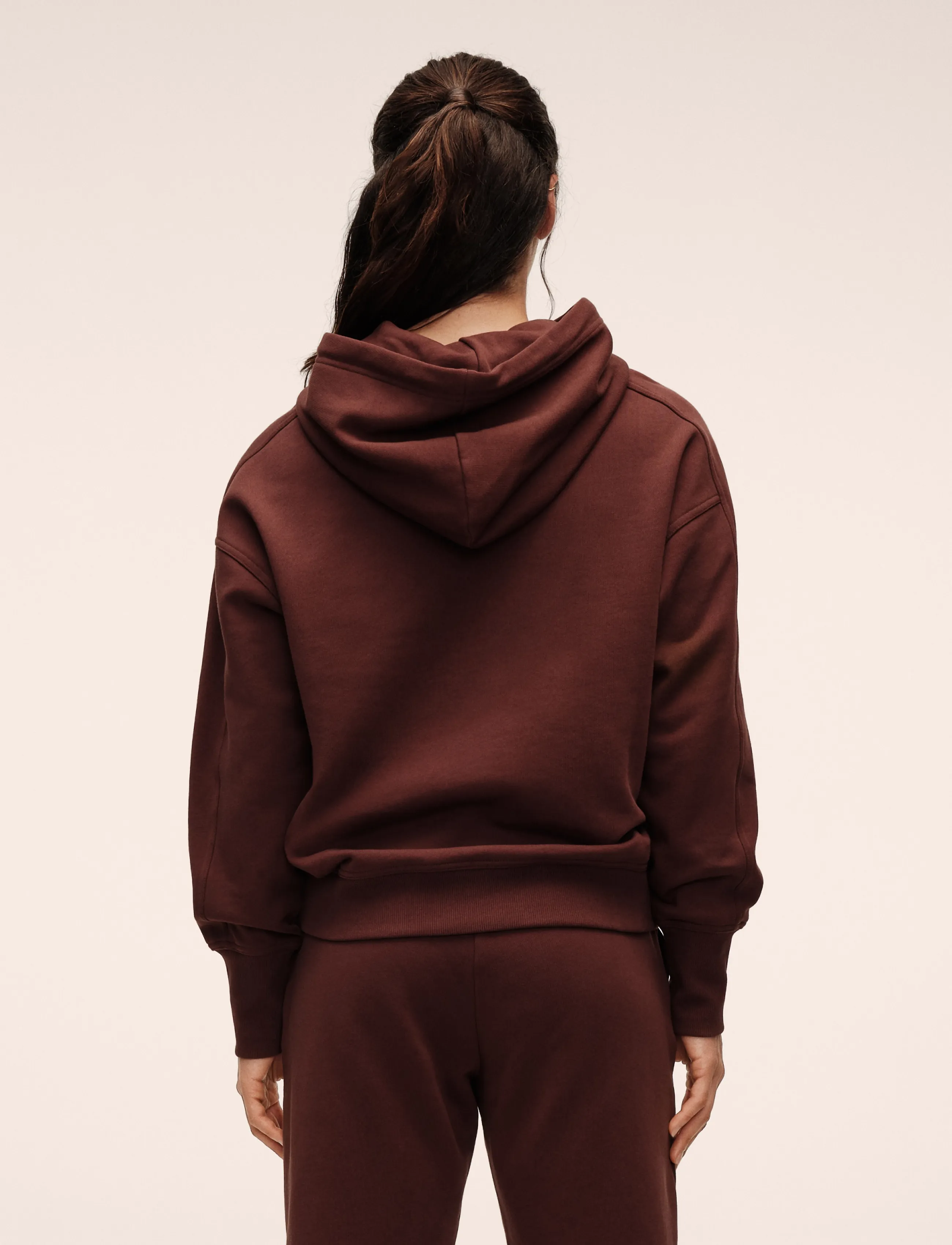 Casall - Terry Relaxed Hoodie - kapuutsiga dressipluusid - dark brown - 2