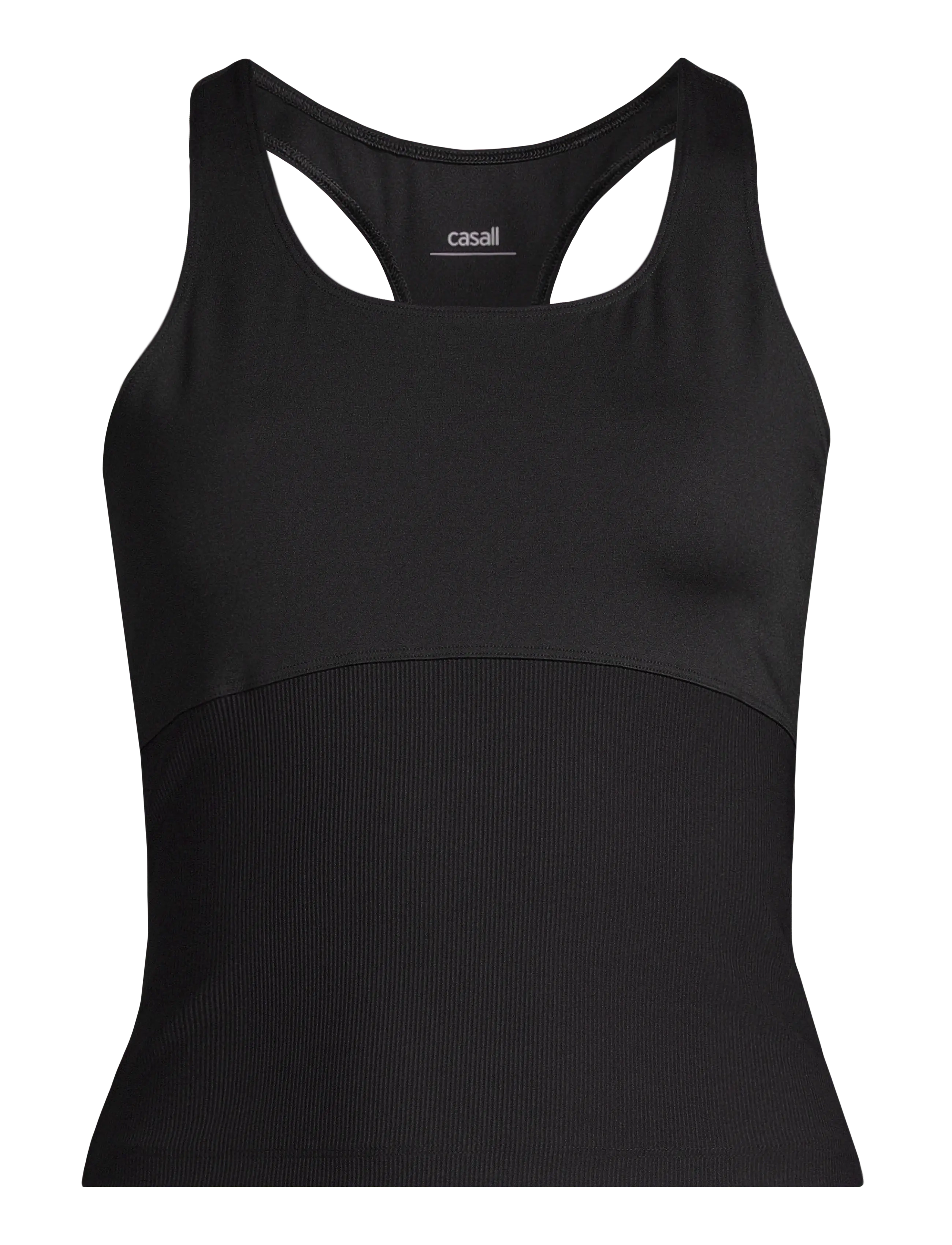 Casall Brace Rib Tank - Alussärgid ja T-särgid - BLACK / black