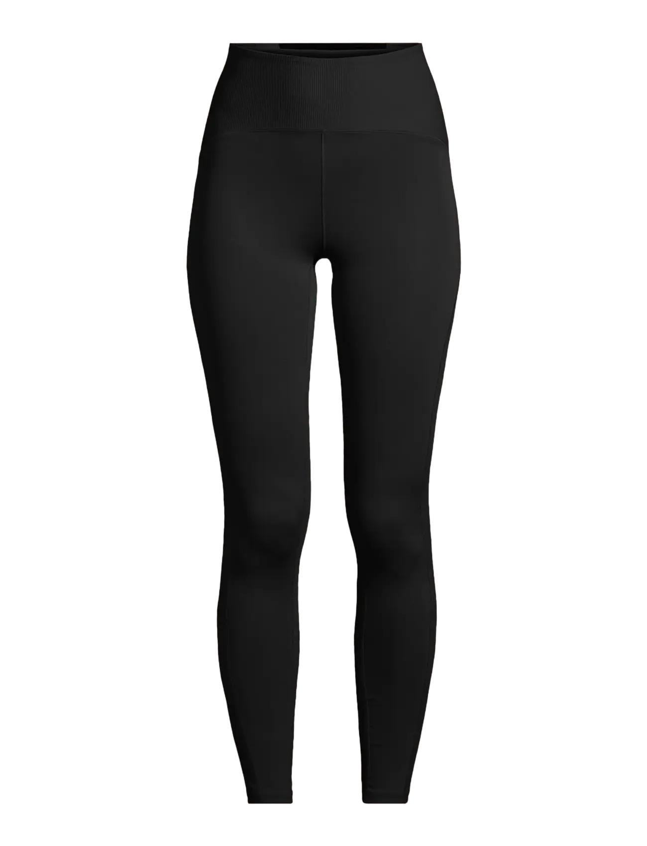 Casall Brace Rib High Waist Tights - Kleidung - BLACK / black