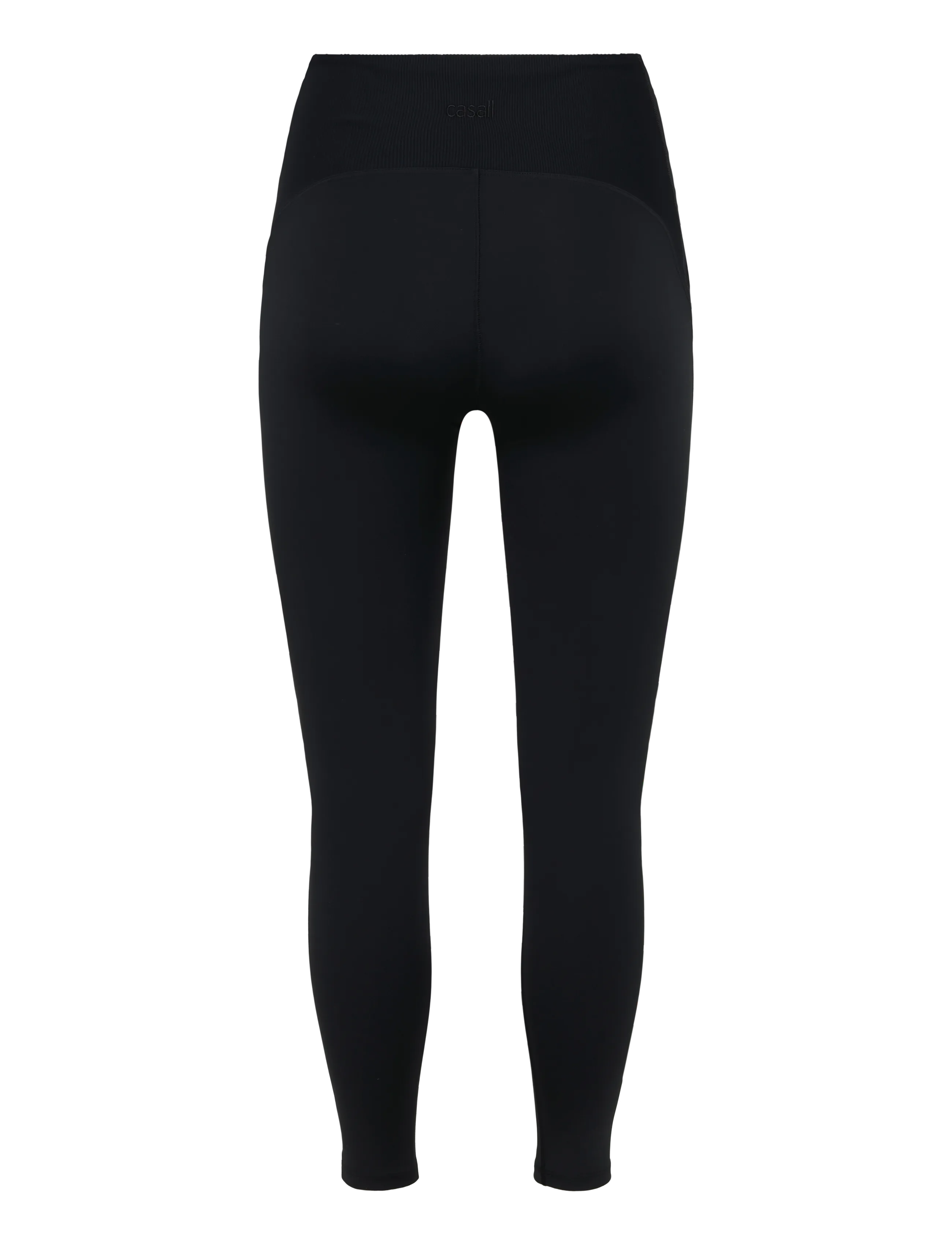 Casall - Brace Rib High Waist Tights - apatinės dalies rūbai - black - 2