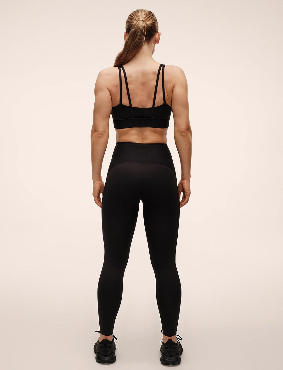 Casall - Brace Rib High Waist Tights - trainingstights - black - 2