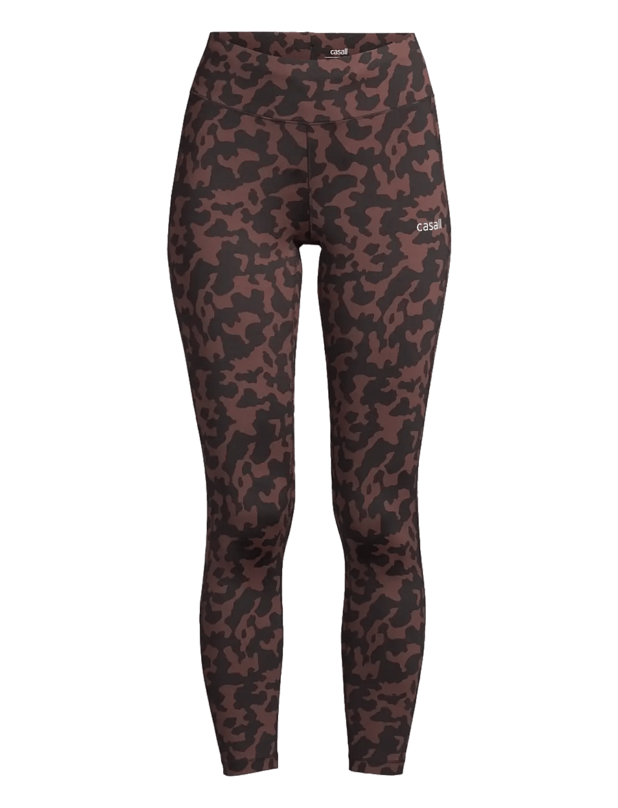 Casall - Essential Printed Tights - trainingstights - turtoise brown - 0