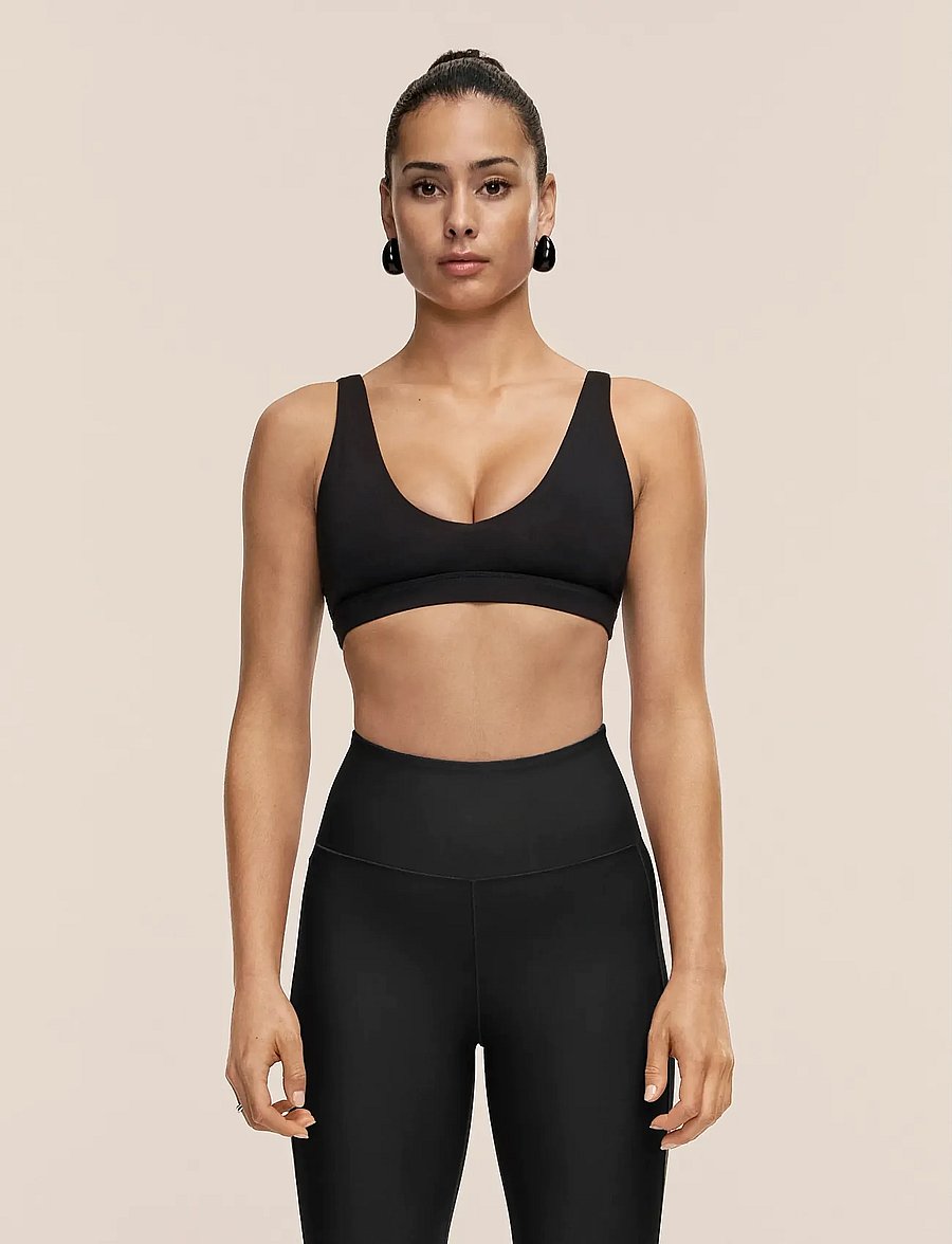 Casall - Soft Touch Padded Sports Bra - sport-bhs - black - 3