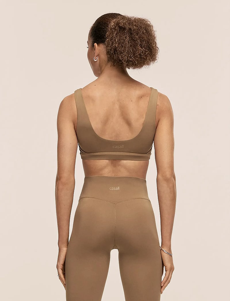 Casall - Soft Touch Padded Sports Bra - sport bh:ar - light khaki - 2