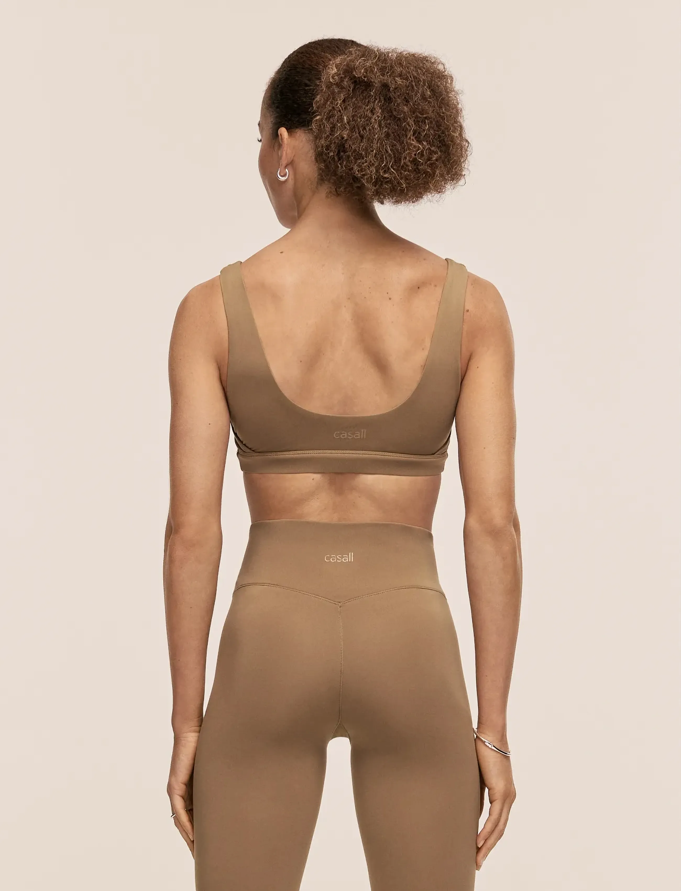 Casall - Soft Touch Padded Sports Bra - soutiens-gorge de sport - light khaki - 2
