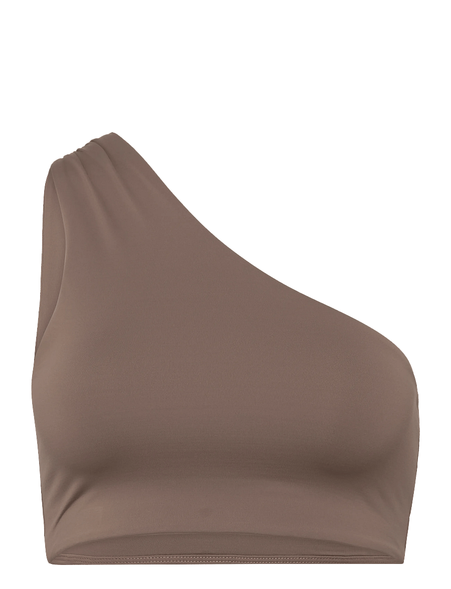 Casall - Twist Bikini Top - sportiga badkläder - warm khaki - 1
